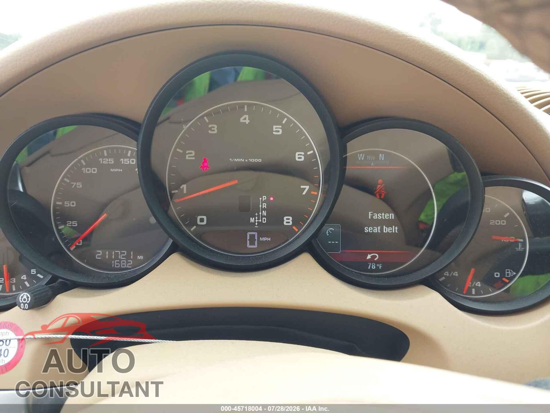 PORSCHE CAYENNE 2012 - WP1AA2A28CLA09317