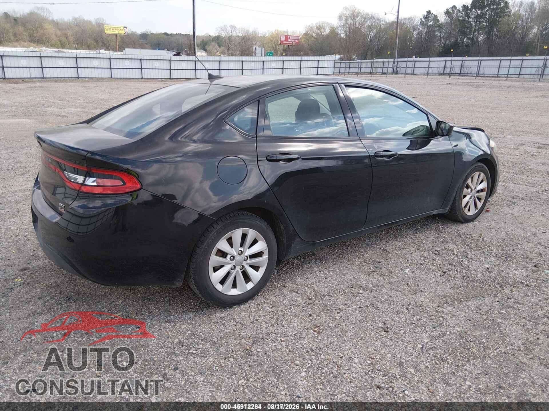 DODGE DART 2014 - 1C3CDFBB2ED920378