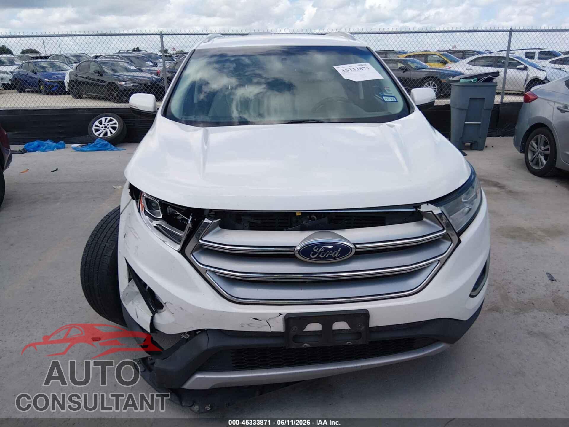 FORD EDGE 2015 - 2FMTK3K82FBC26300