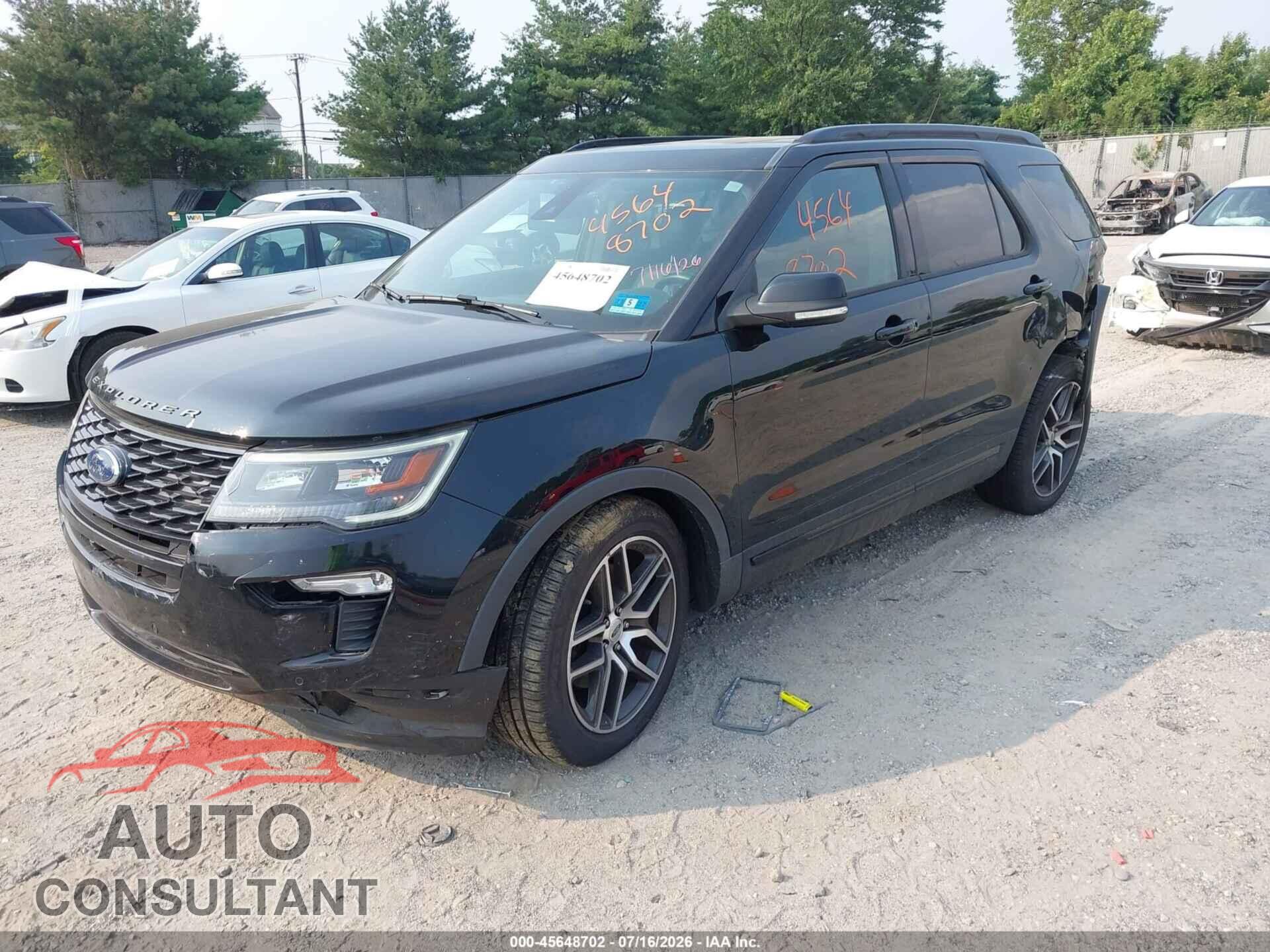FORD EXPLORER 2018 - 1FM5K8GT1JGB03074