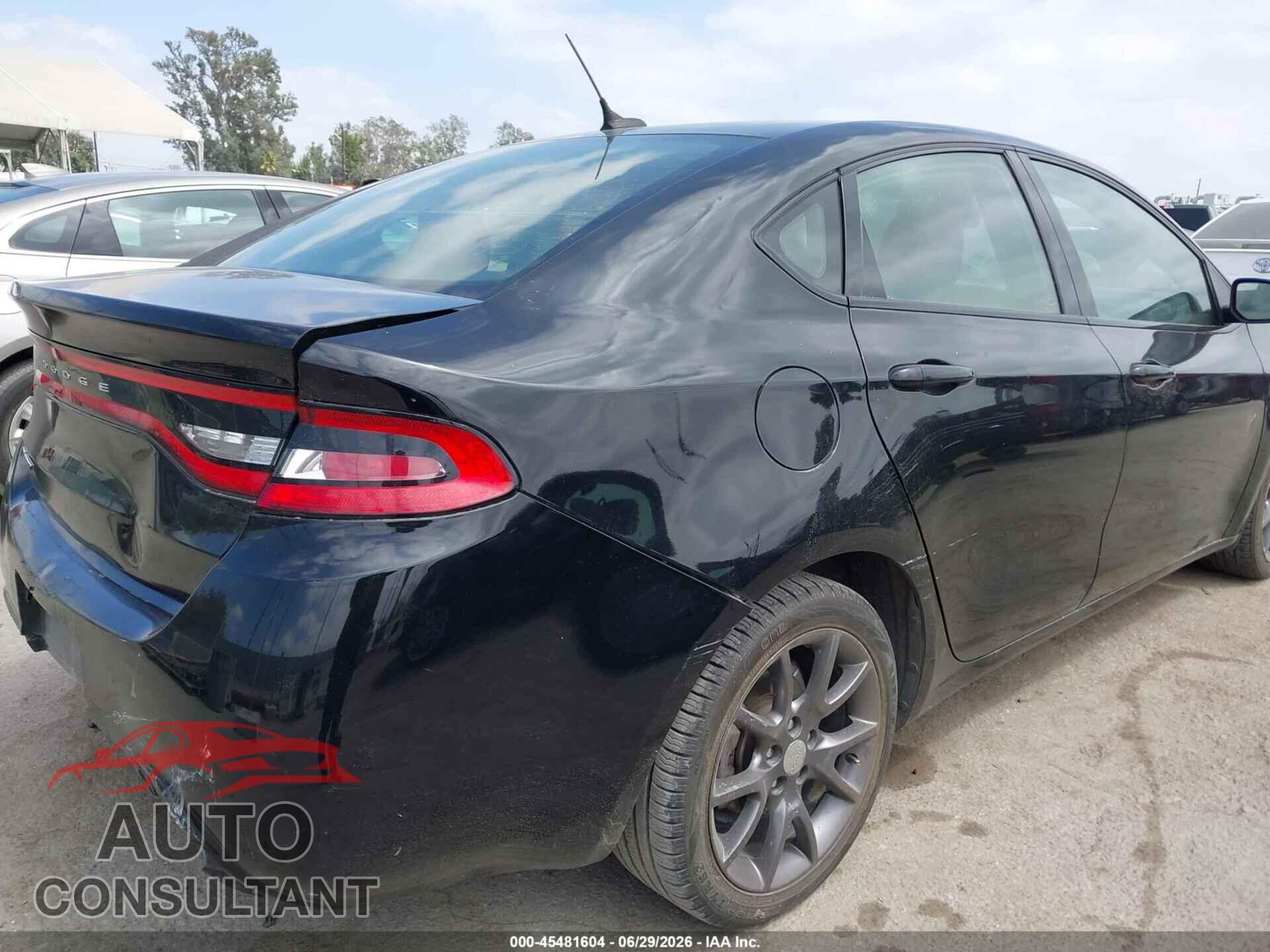 DODGE DART 2015 - 1C3CDFAA4FD421575