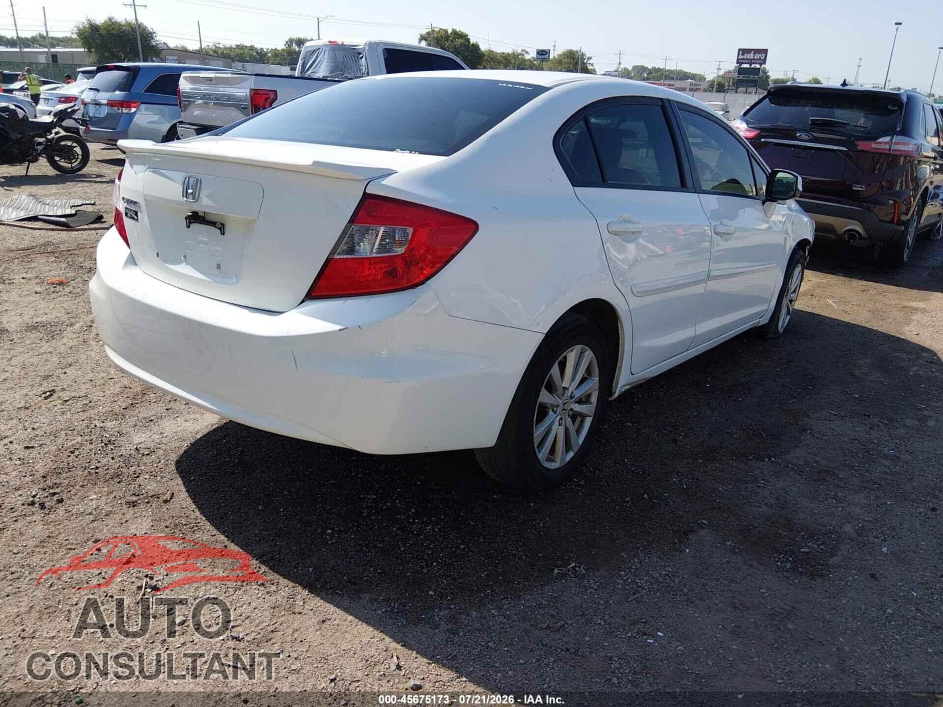 HONDA CIVIC 2012 - 19XFB2F83CE035253