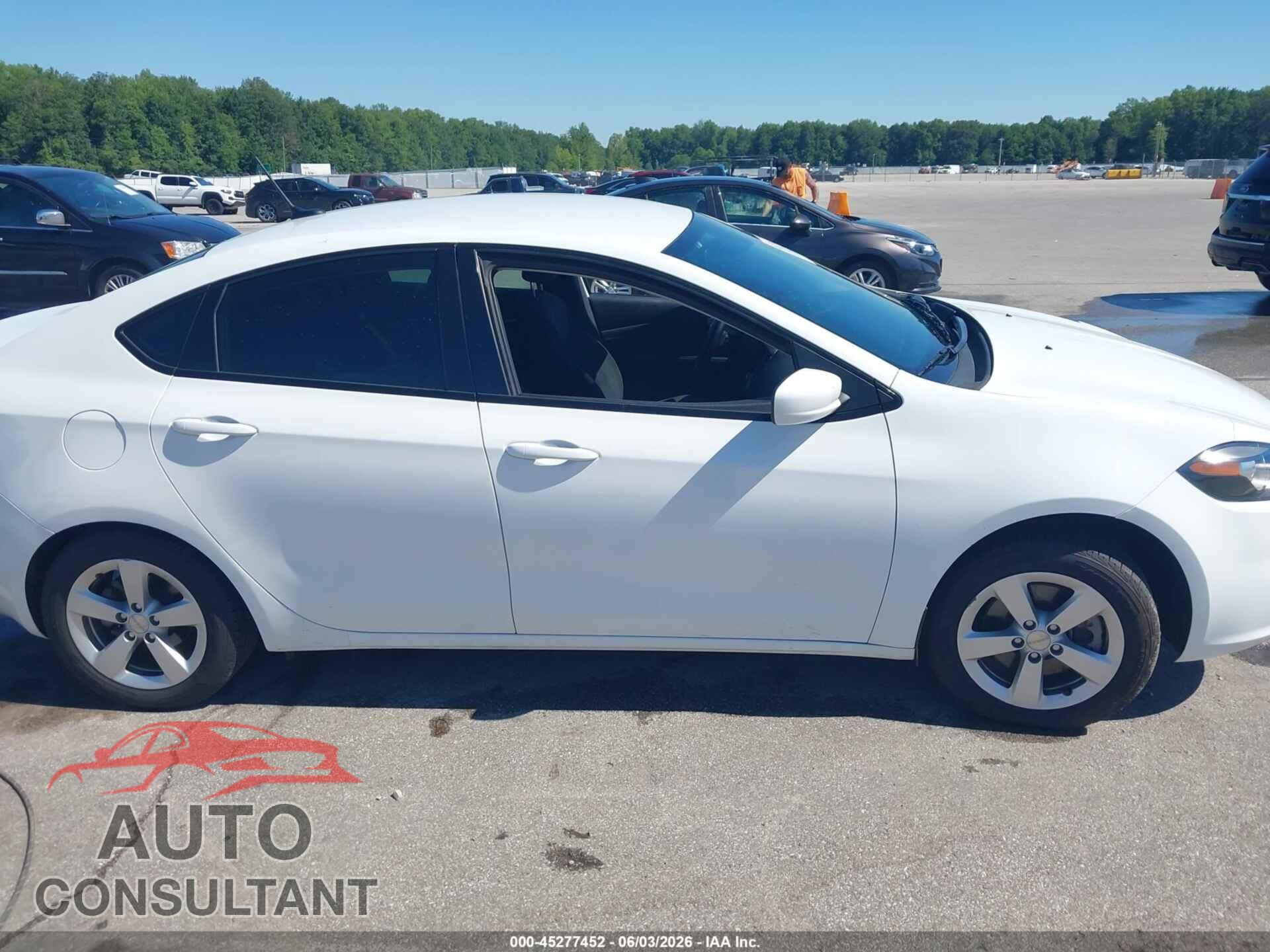 DODGE DART 2015 - 1C3CDFBB1FD123704