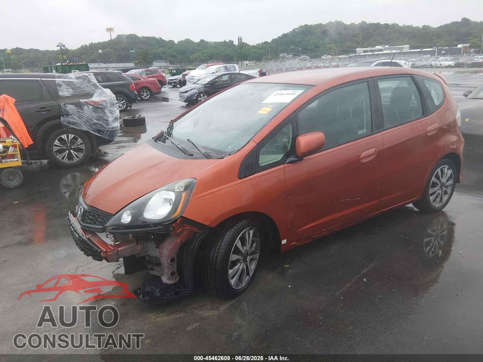 HONDA FIT 2012 - JHMGE8H51CC038434