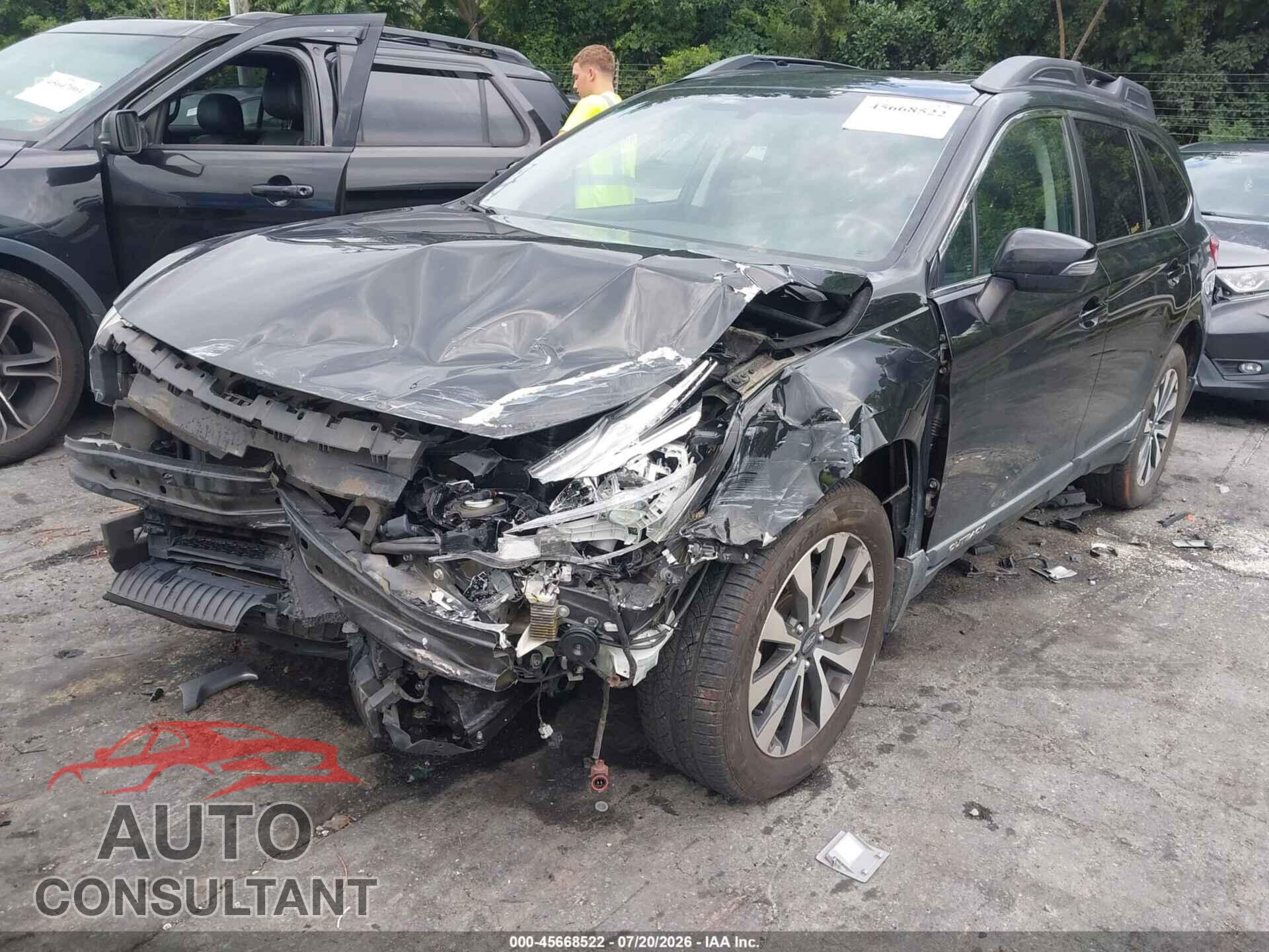SUBARU OUTBACK 2015 - 4S4BSBLC8F3276109