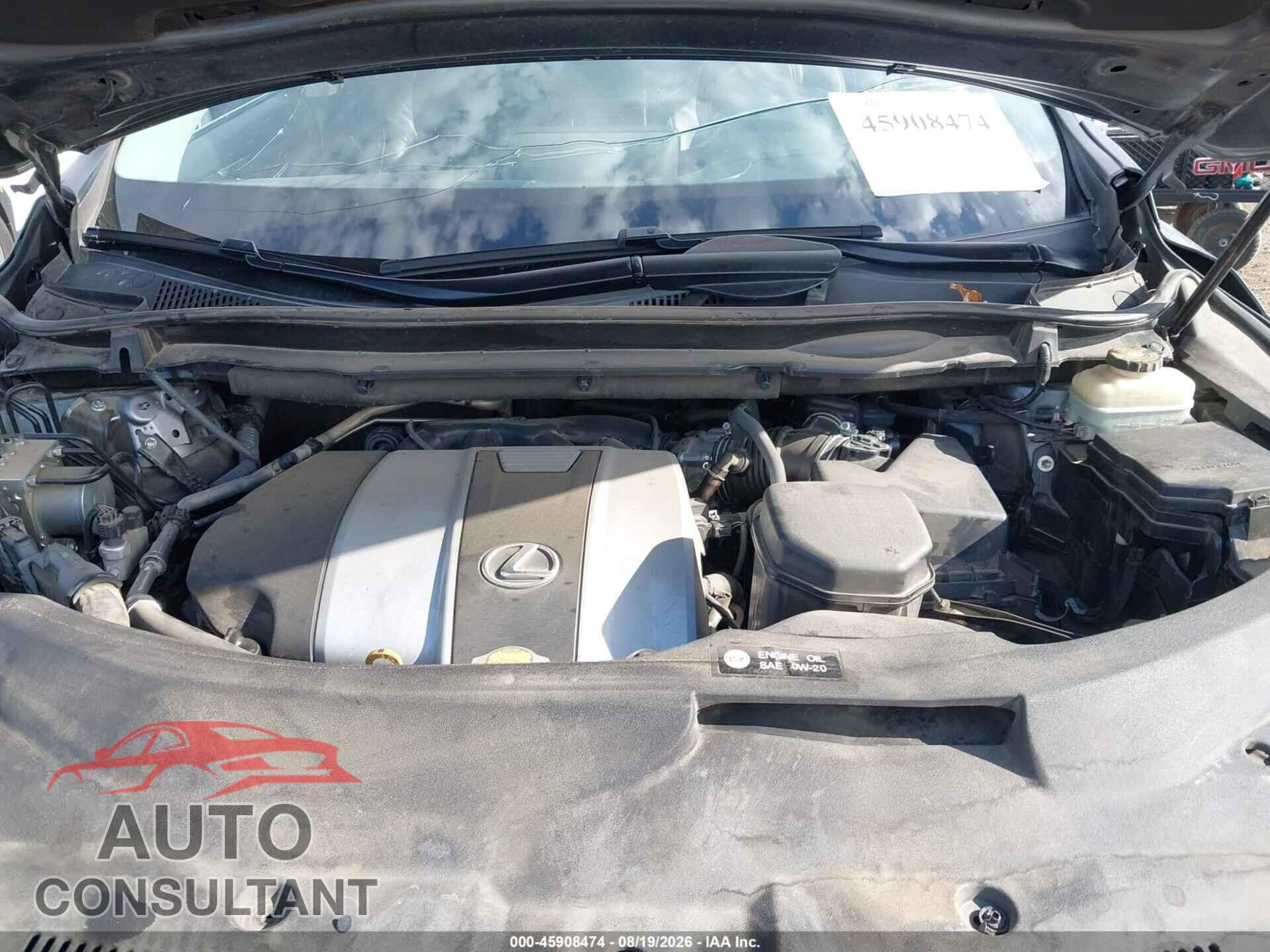 LEXUS RX 350 2016 - 2T2ZZMCA4GC012771