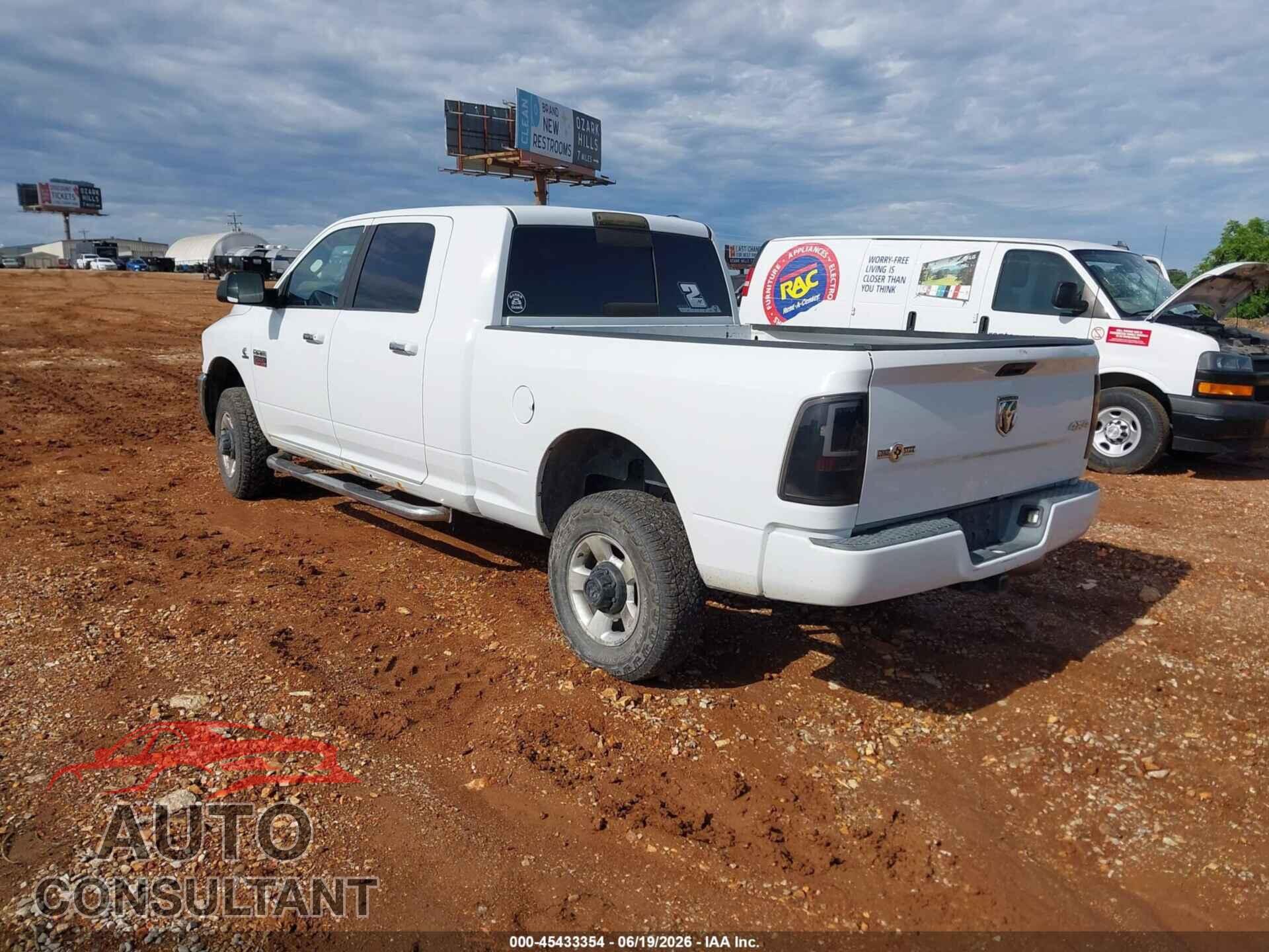 DODGE RAM 2500 2010 - 3D7UT2HL4AG113097