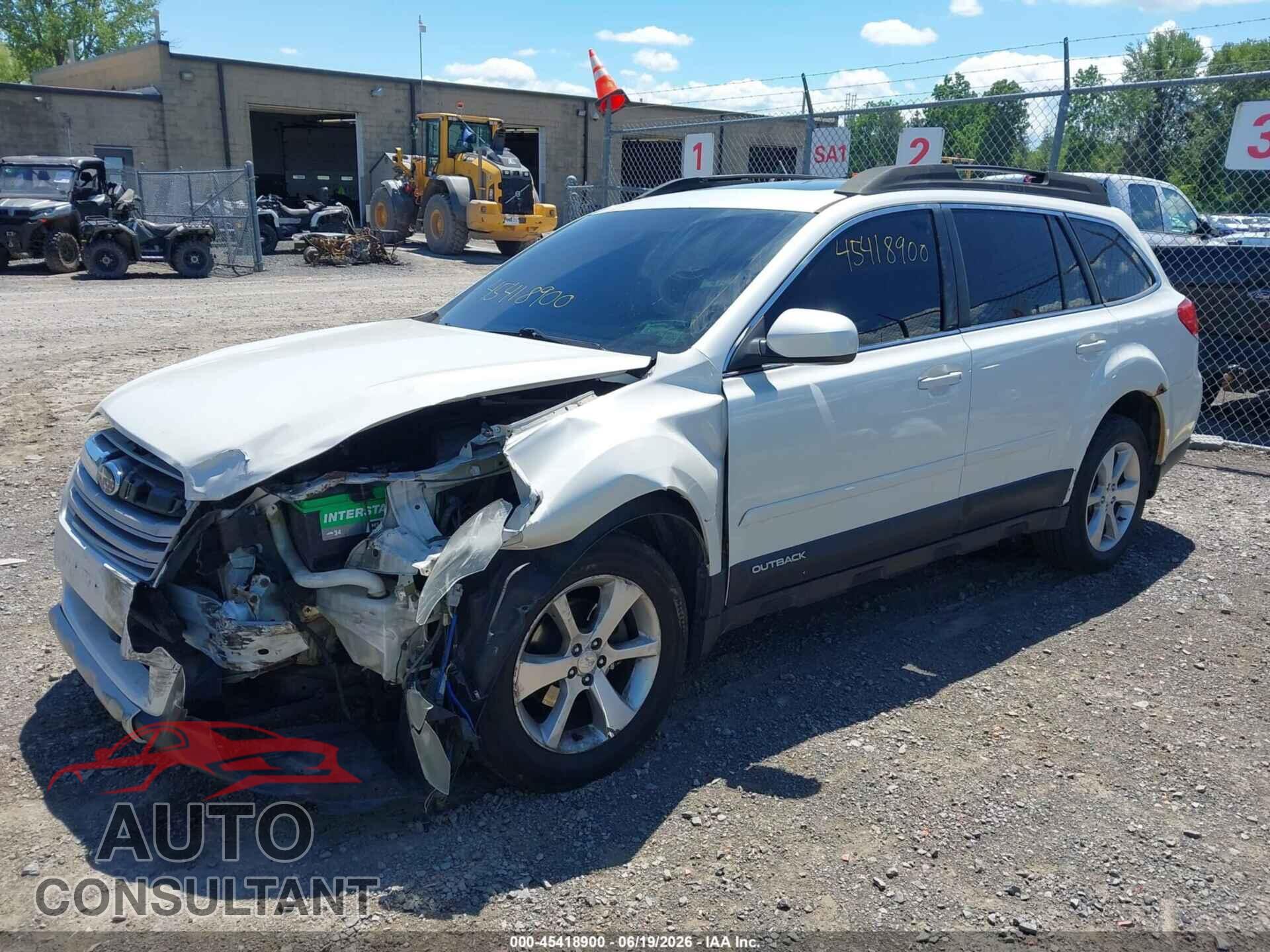 SUBARU OUTBACK 2013 - 4S4BRBLC2D3212575