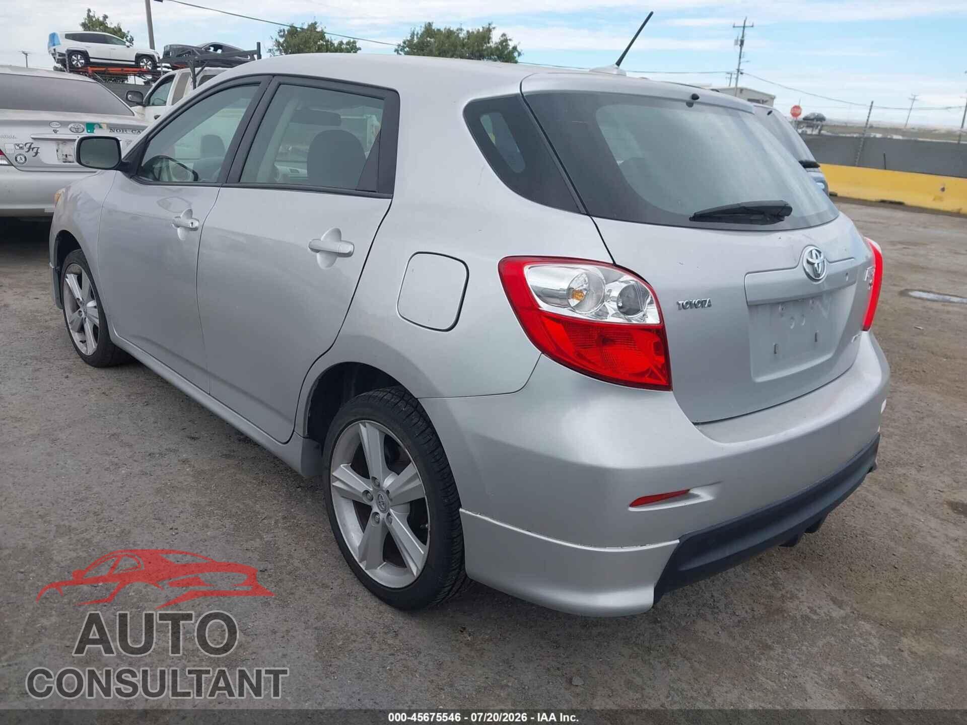 TOYOTA MATRIX 2009 - 2T1LE40E69C007717