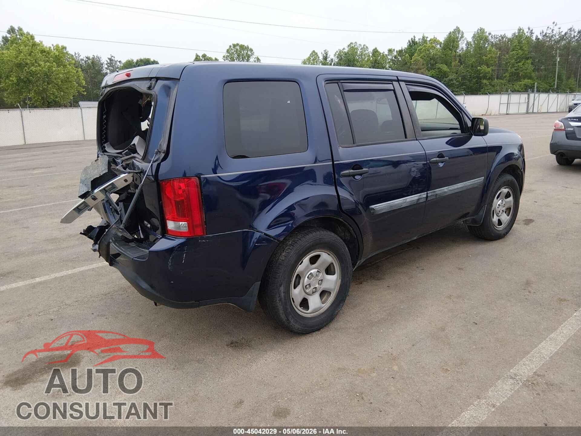 HONDA PILOT 2015 - 5FNYF4H21FB001408