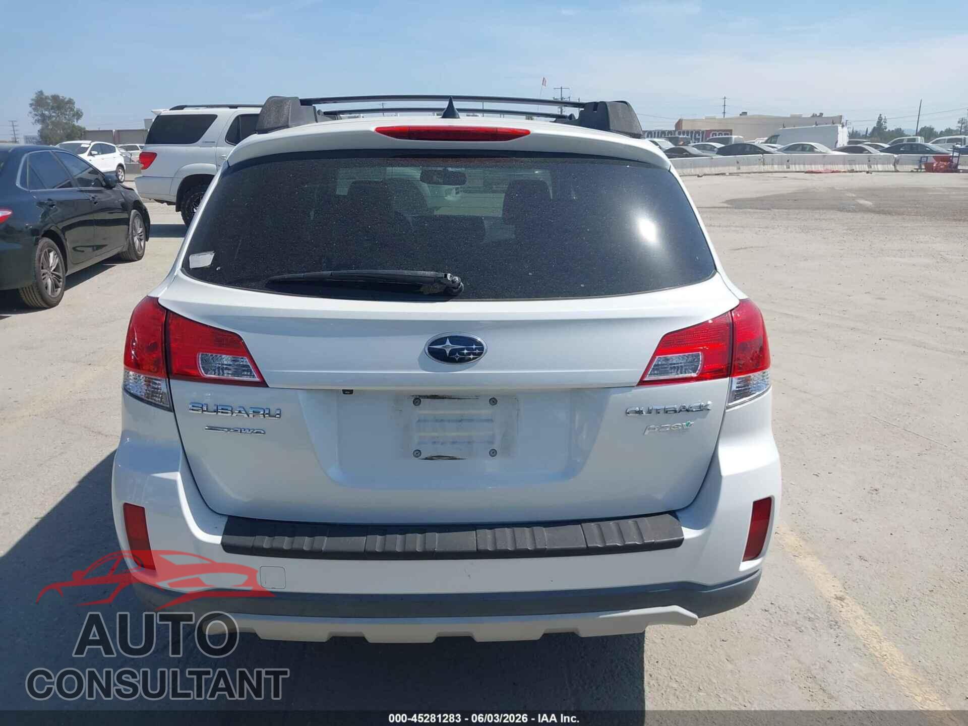 SUBARU OUTBACK 2013 - 4S4BRBSC2D3209662