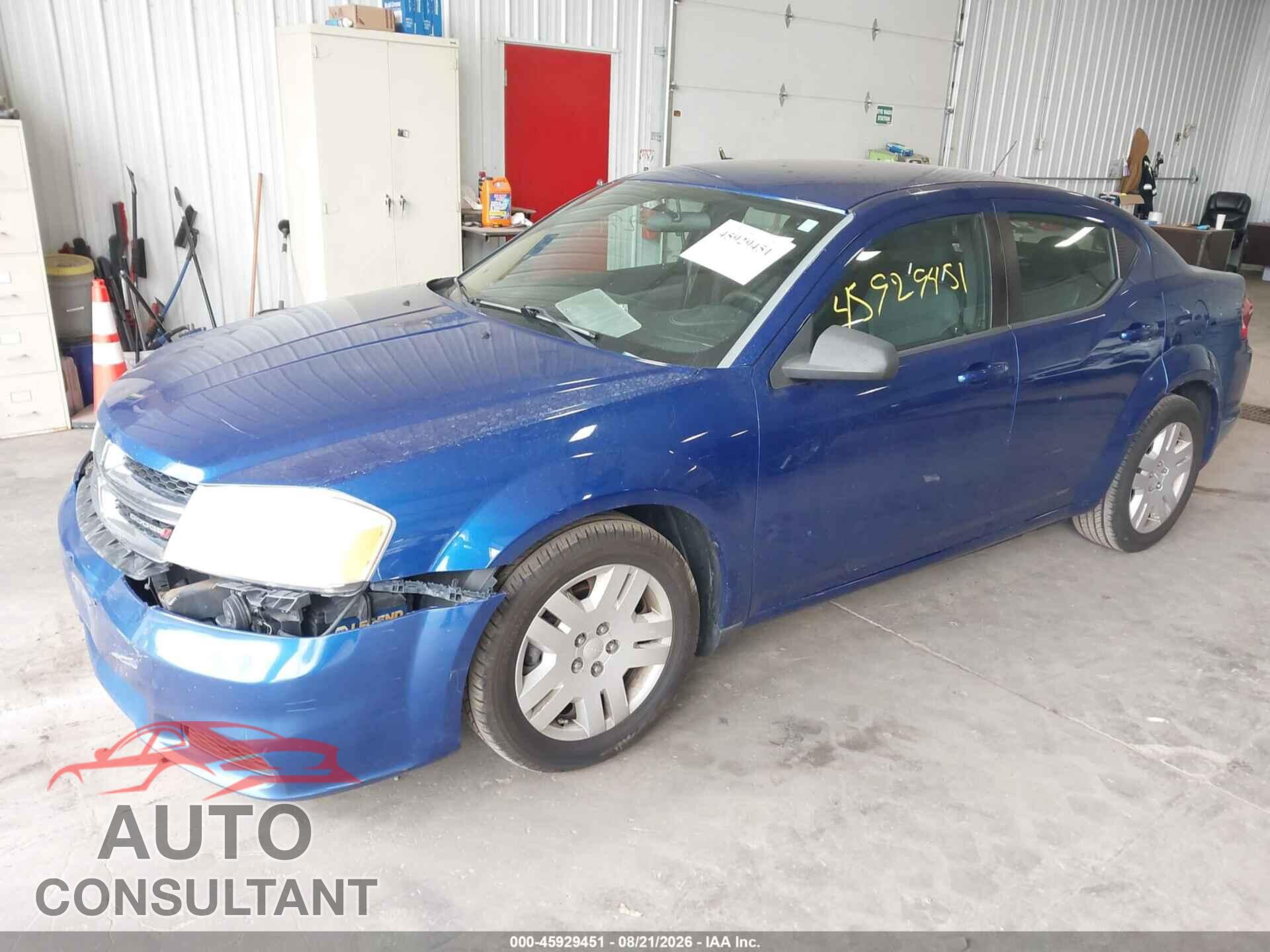 DODGE AVENGER 2014 - 1C3CDZAB6EN187734