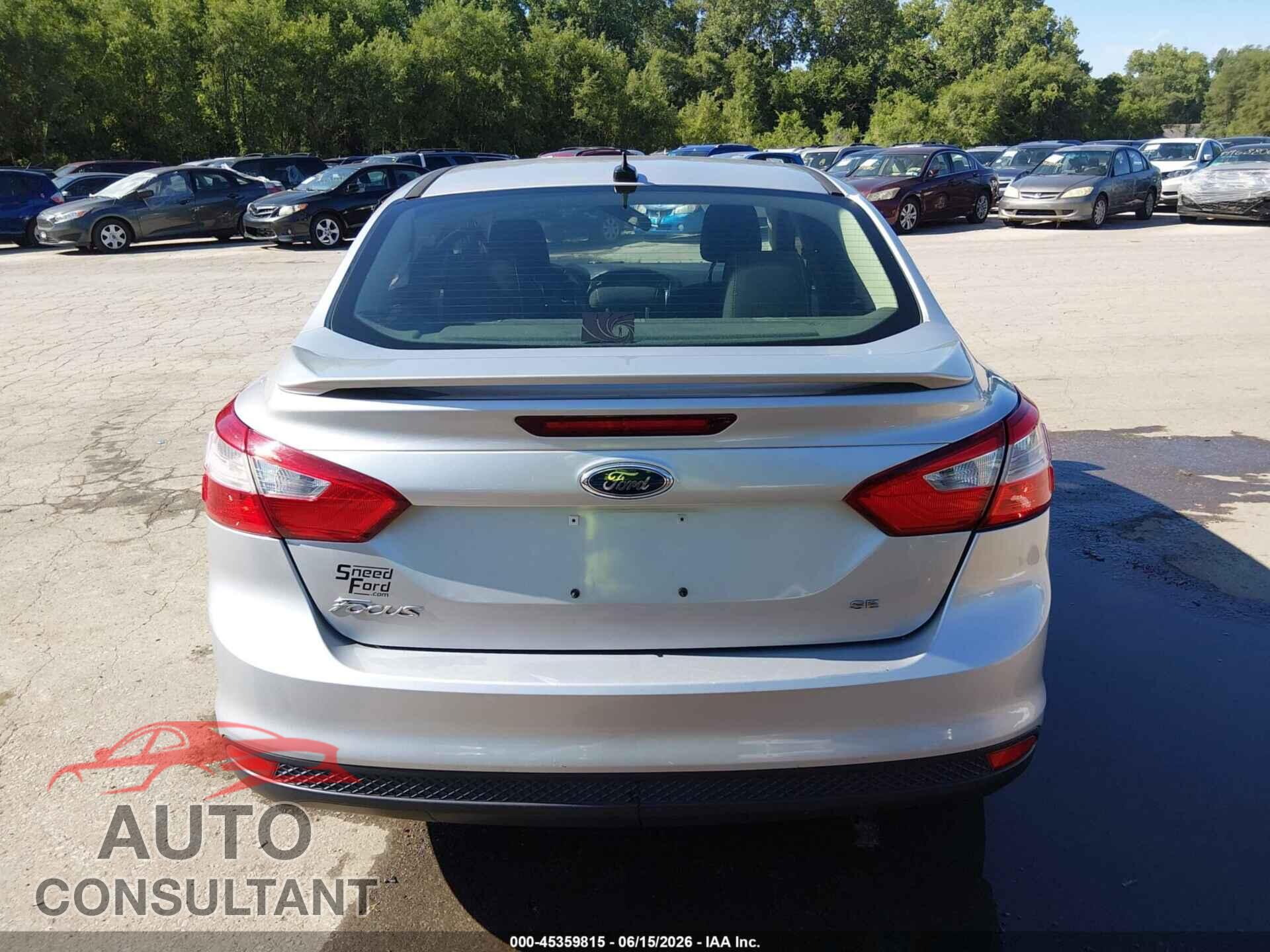 FORD FOCUS 2012 - 1FAHP3F26CL130754