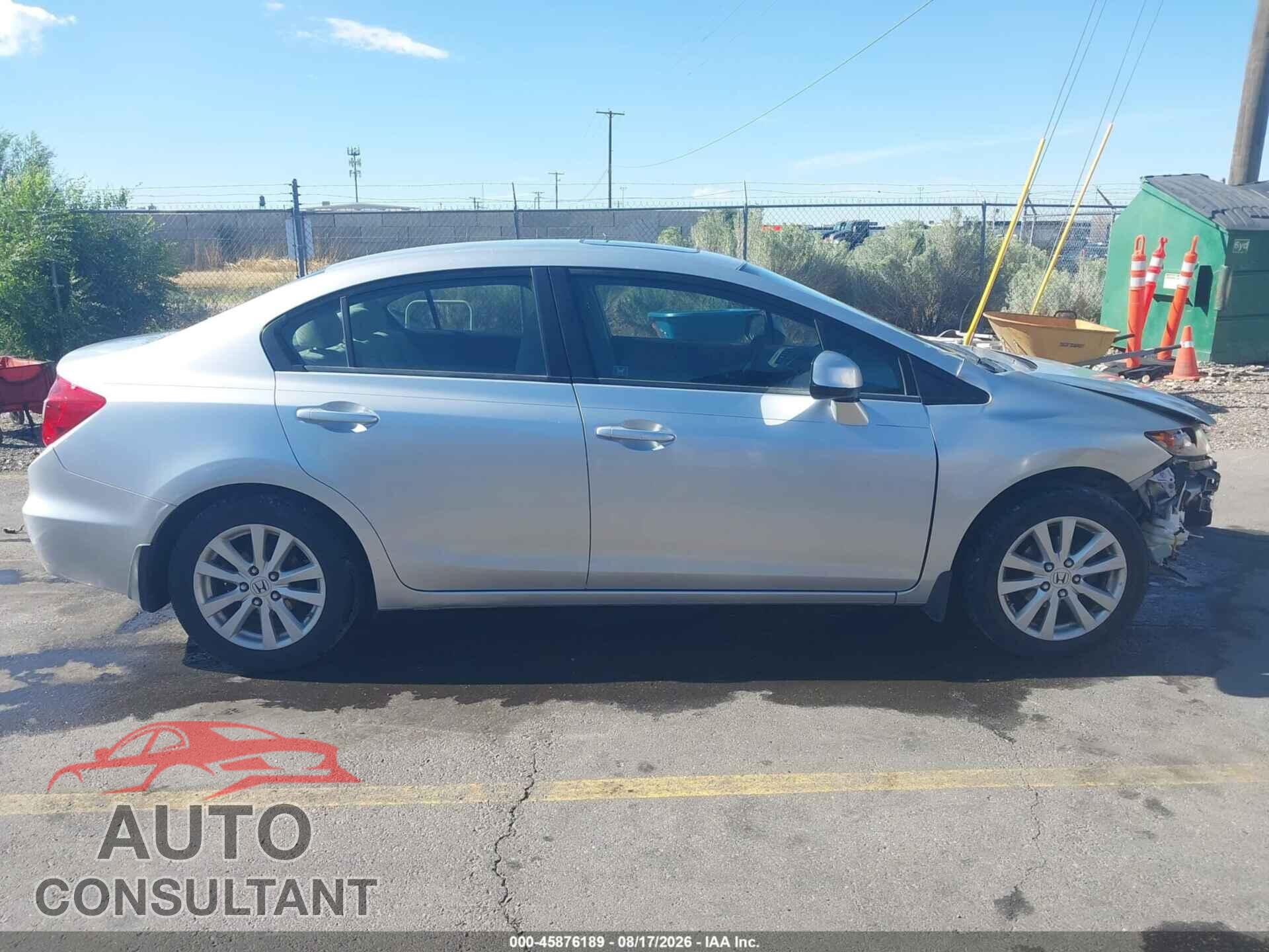 HONDA CIVIC 2012 - 2HGFB2F85CH551037