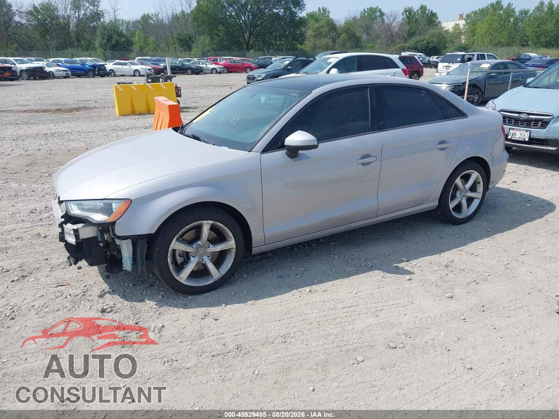 AUDI A3 2016 - WAUA7HFF5G1101529