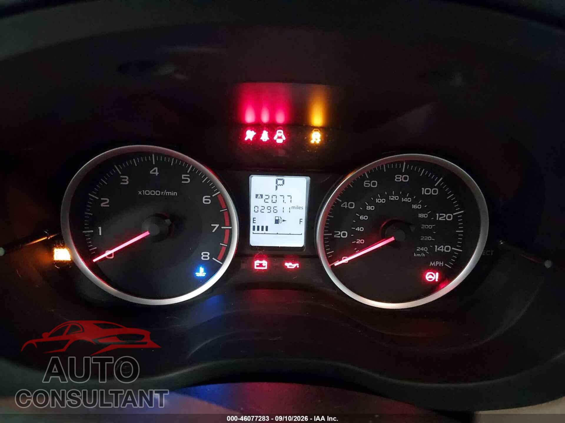 SUBARU FORESTER 2017 - JF2SJAEC4HH593939