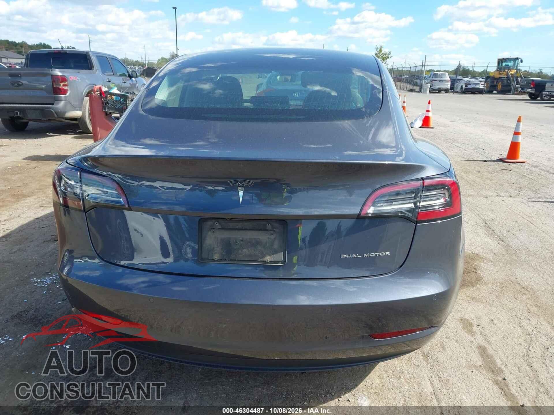 TESLA MODEL 3 2019 - 5YJ3E1EB6KF386541