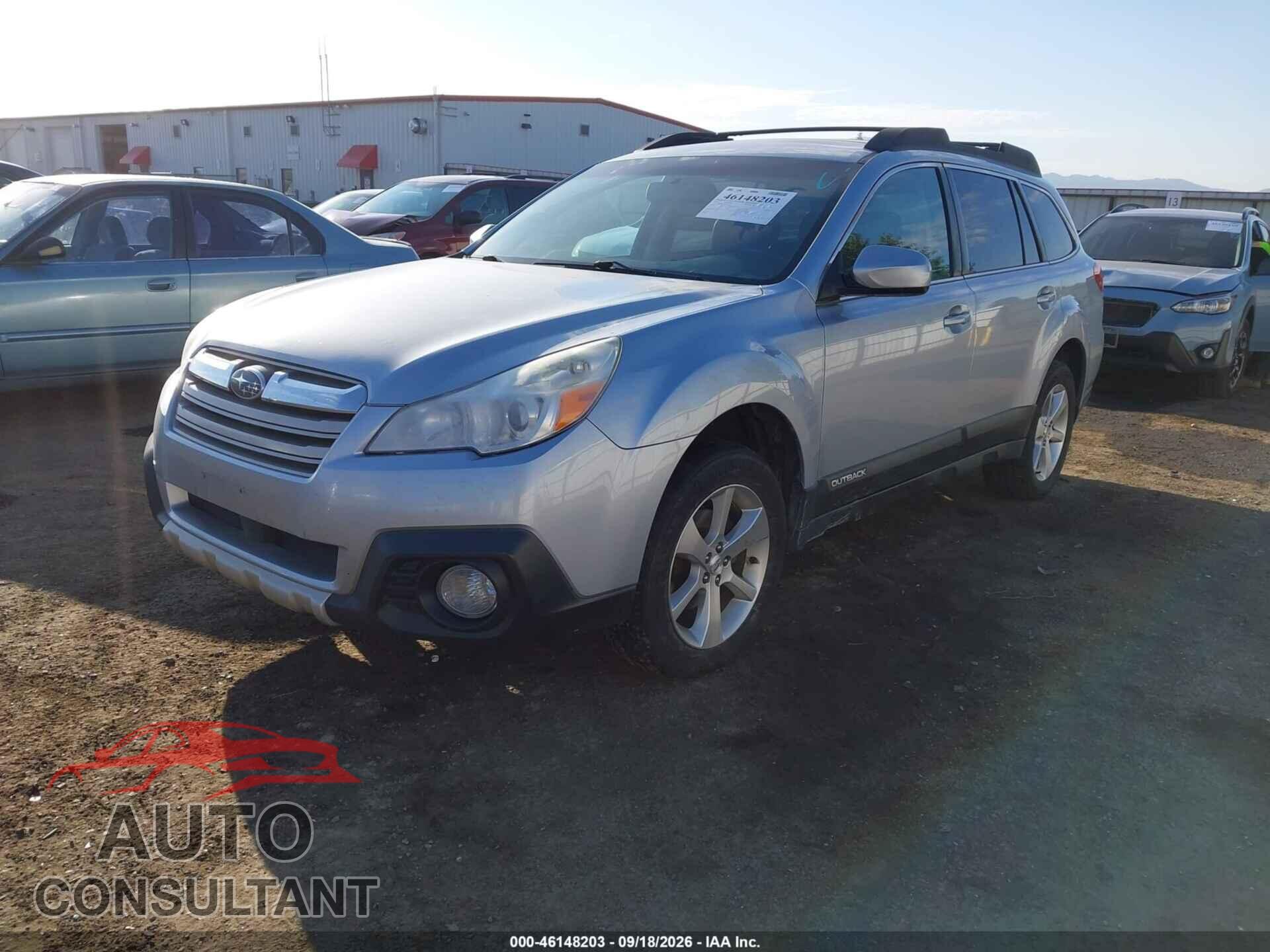 SUBARU OUTBACK 2014 - 4S4BRBLC9E3291762