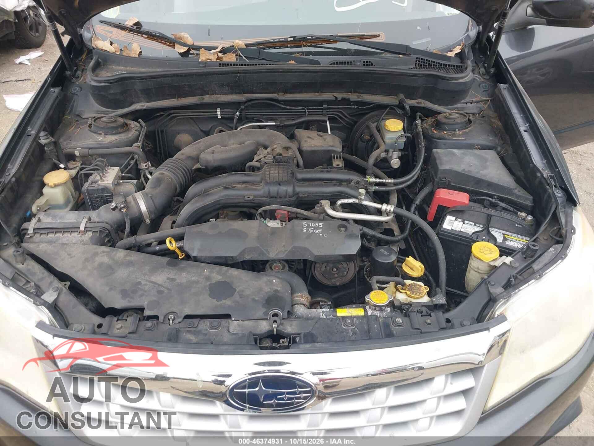 SUBARU FORESTER 2012 - JF2SHBDC8CH423613