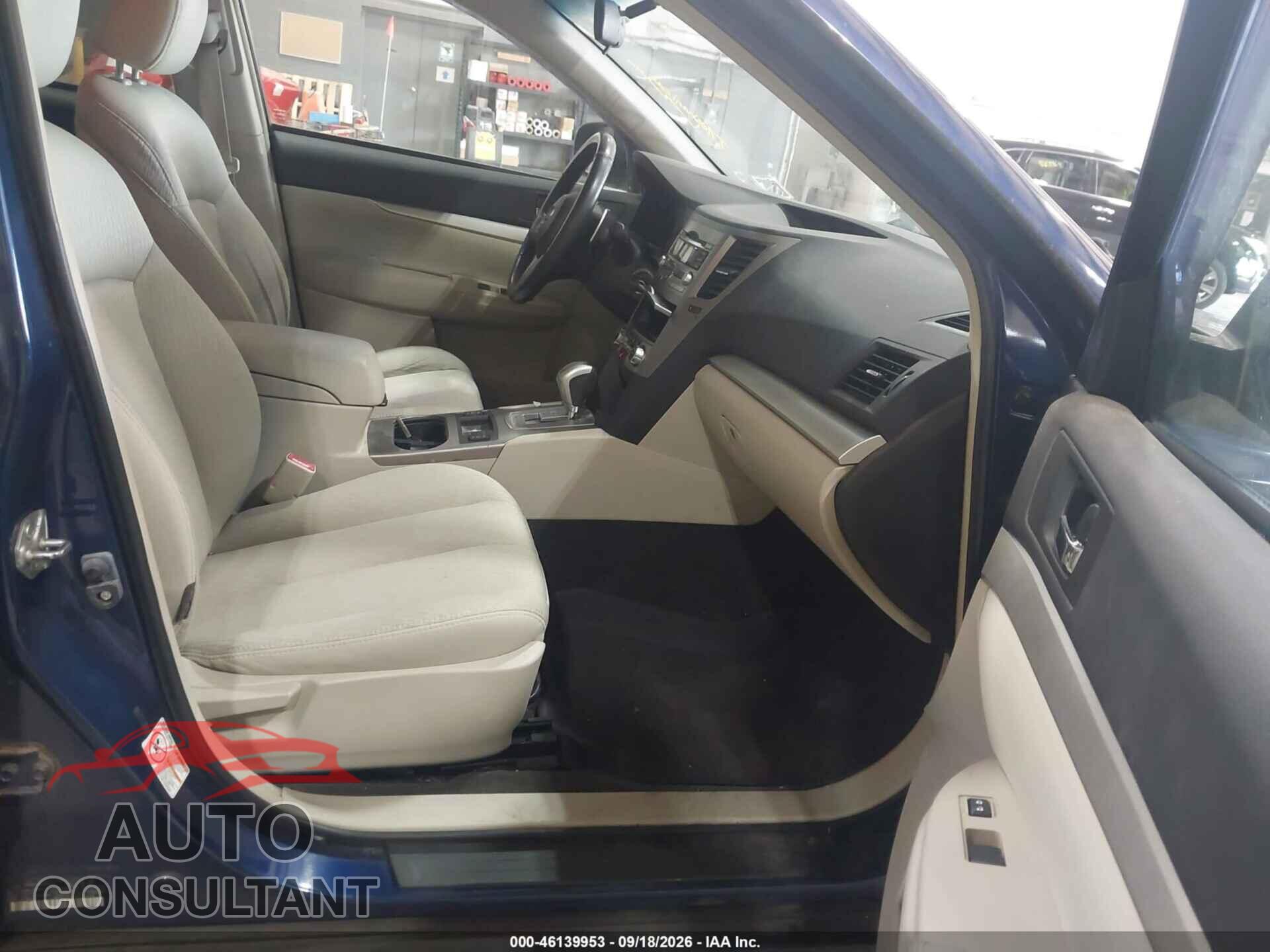 SUBARU OUTBACK 2011 - 4S4BRBCC9B3434429