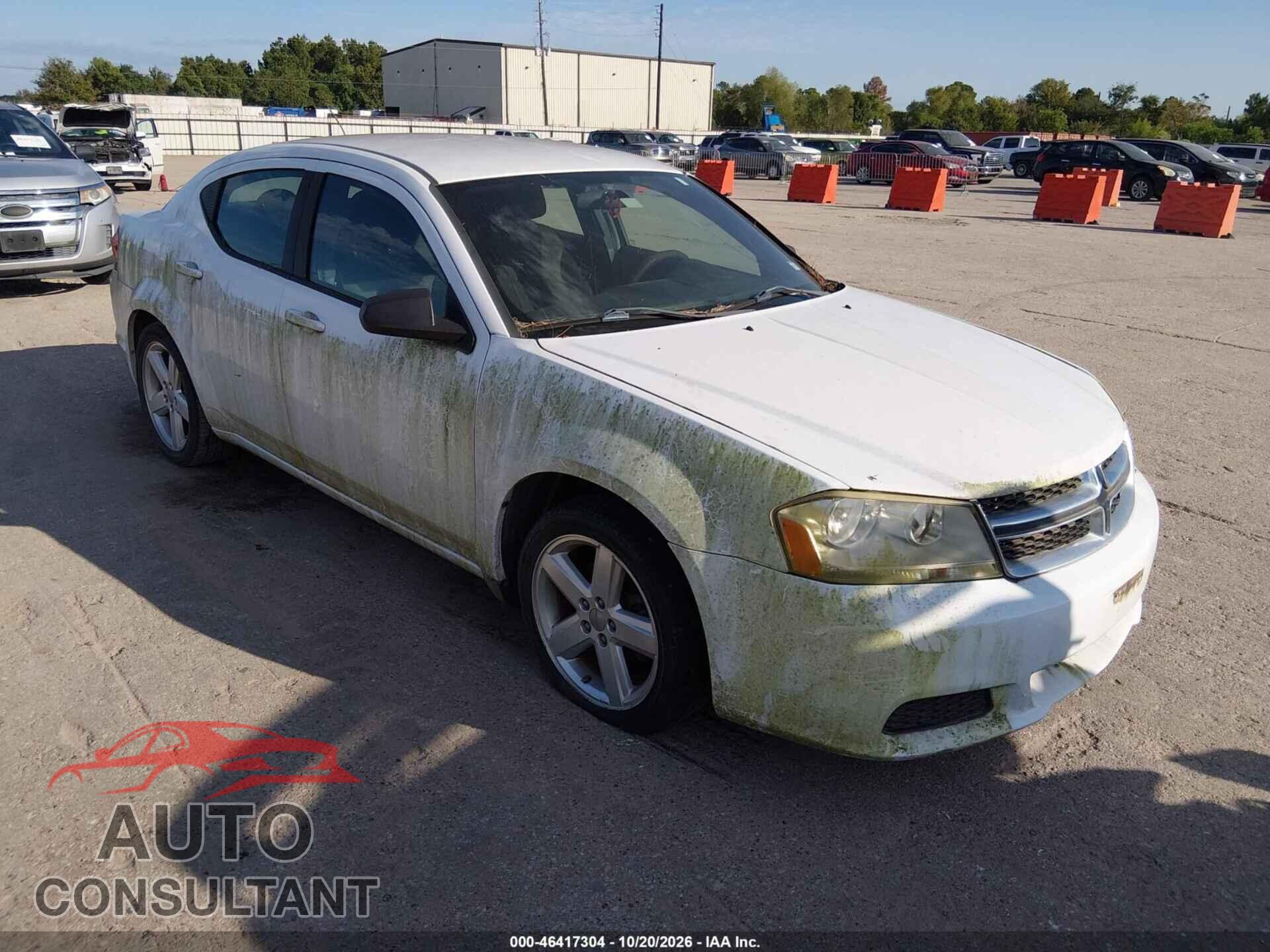 DODGE AVENGER 2013 - 1C3CDZAB5DN664975