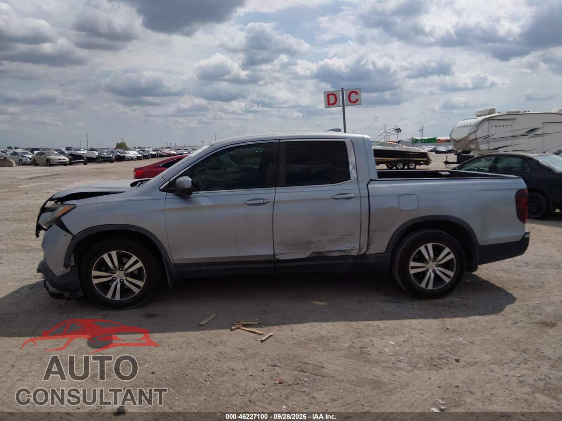 HONDA RIDGELINE 2017 - 5FPYK2F43HB004759