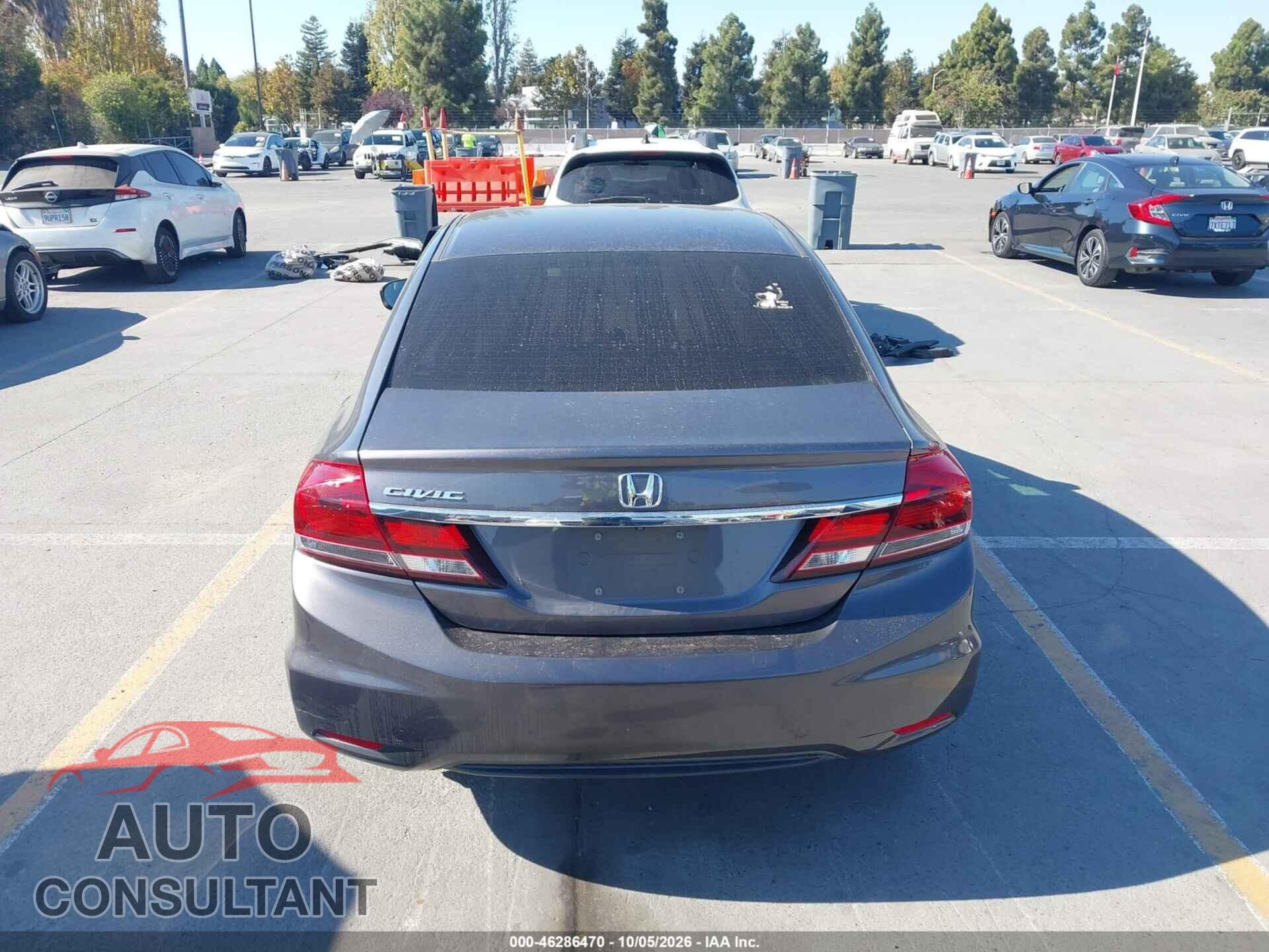 HONDA CIVIC 2015 - 19XFB2F78FE282988