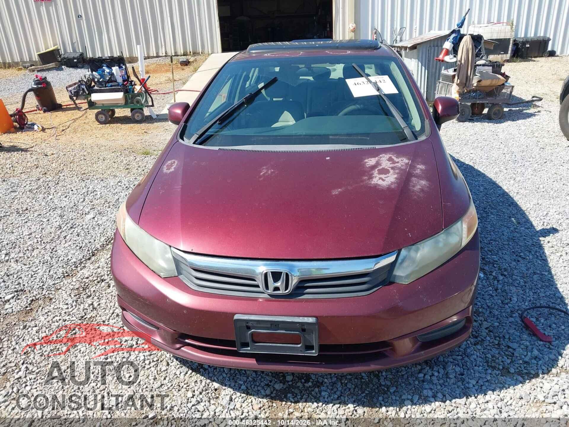 HONDA CIVIC 2012 - 2HGFB2F87CH539312