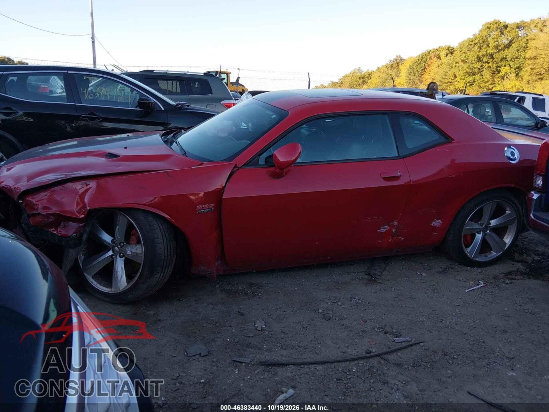 DODGE CHALLENGER 2012 - 2C3CDYCJ6CH127618