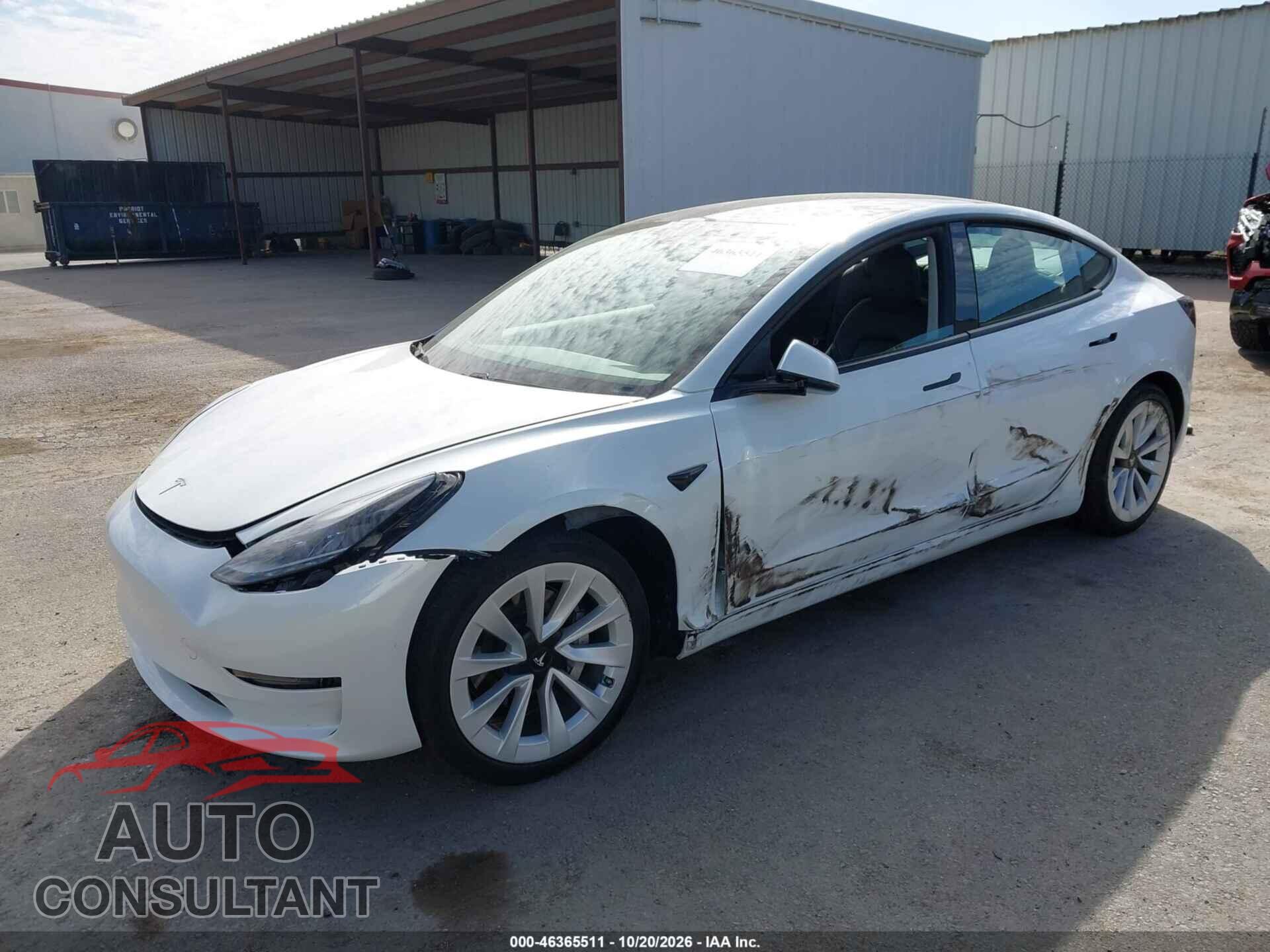 TESLA MODEL 3 2021 - 5YJ3E1EA7MF046650