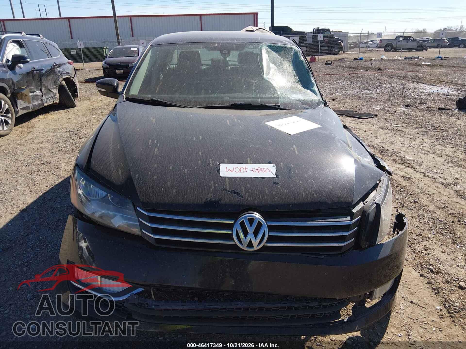 VOLKSWAGEN PASSAT 2015 - 1VWAS7A38FC120844