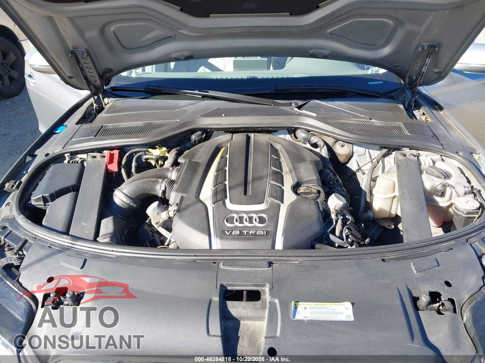 AUDI A8 L 2013 - WAUR2AFD9DN026975