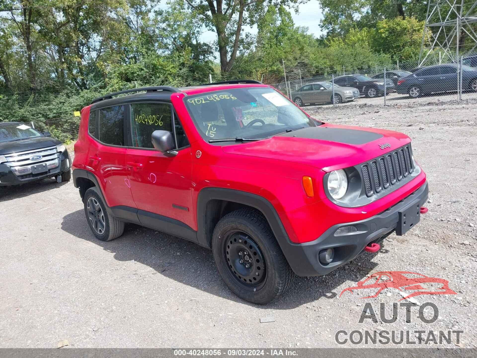 JEEP RENEGADE 2017 - ZACCJBCB2HPE60107