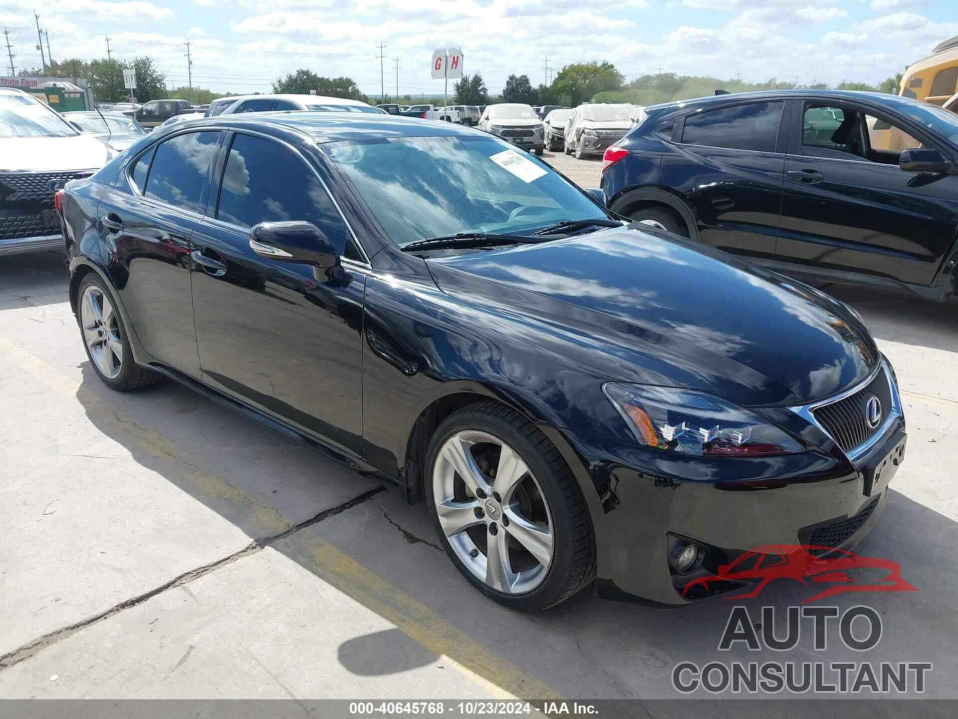 LEXUS IS 250 2012 - JTHBF5C26C5181421