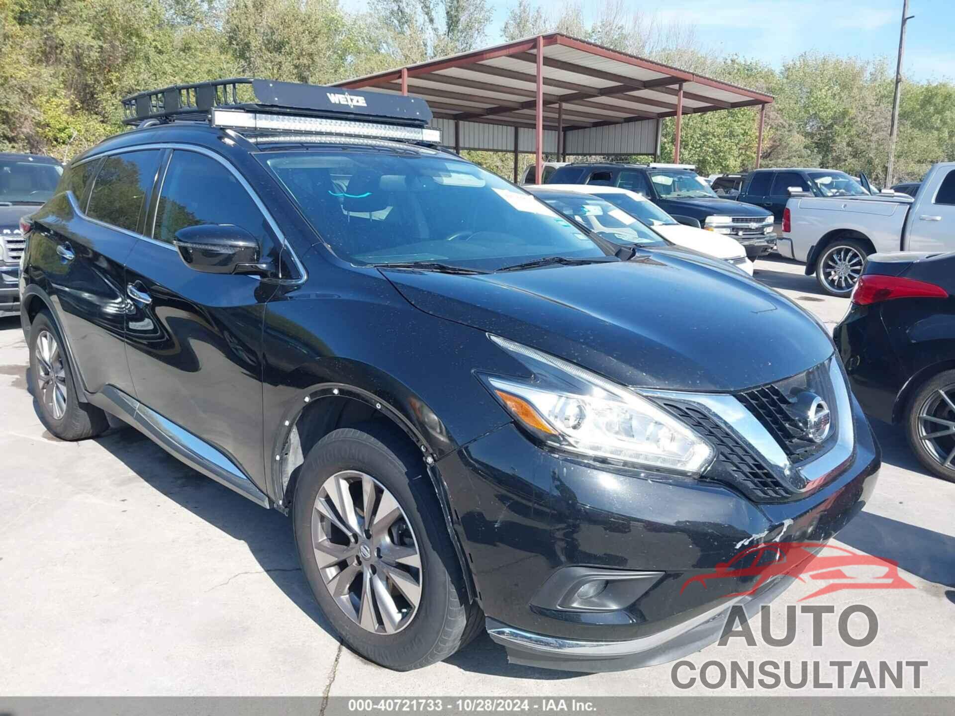 NISSAN MURANO 2018 - 5N1AZ2MH9JN136598