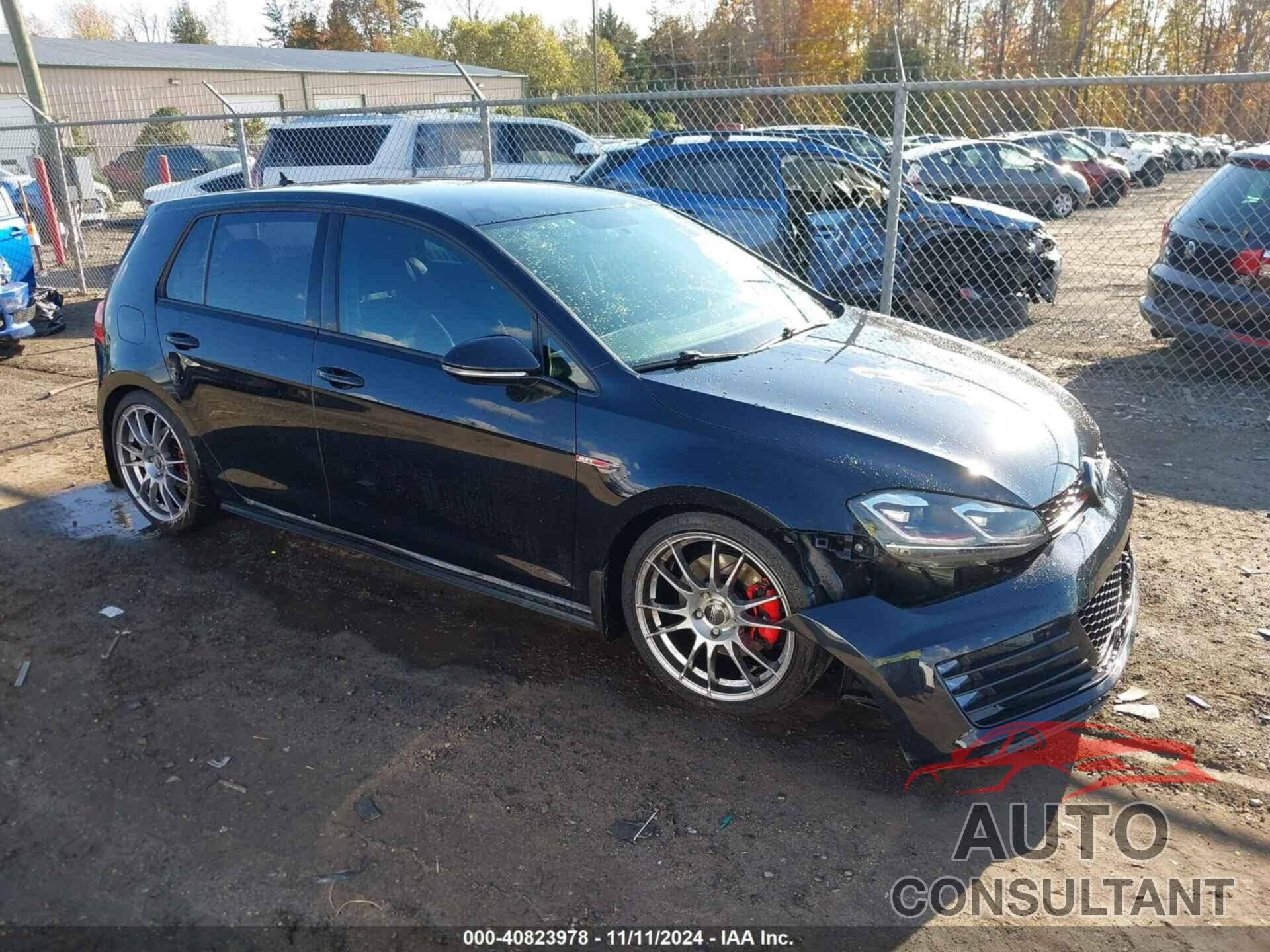 VOLKSWAGEN GOLF GTI 2017 - 3VW4T7AU3HM051078