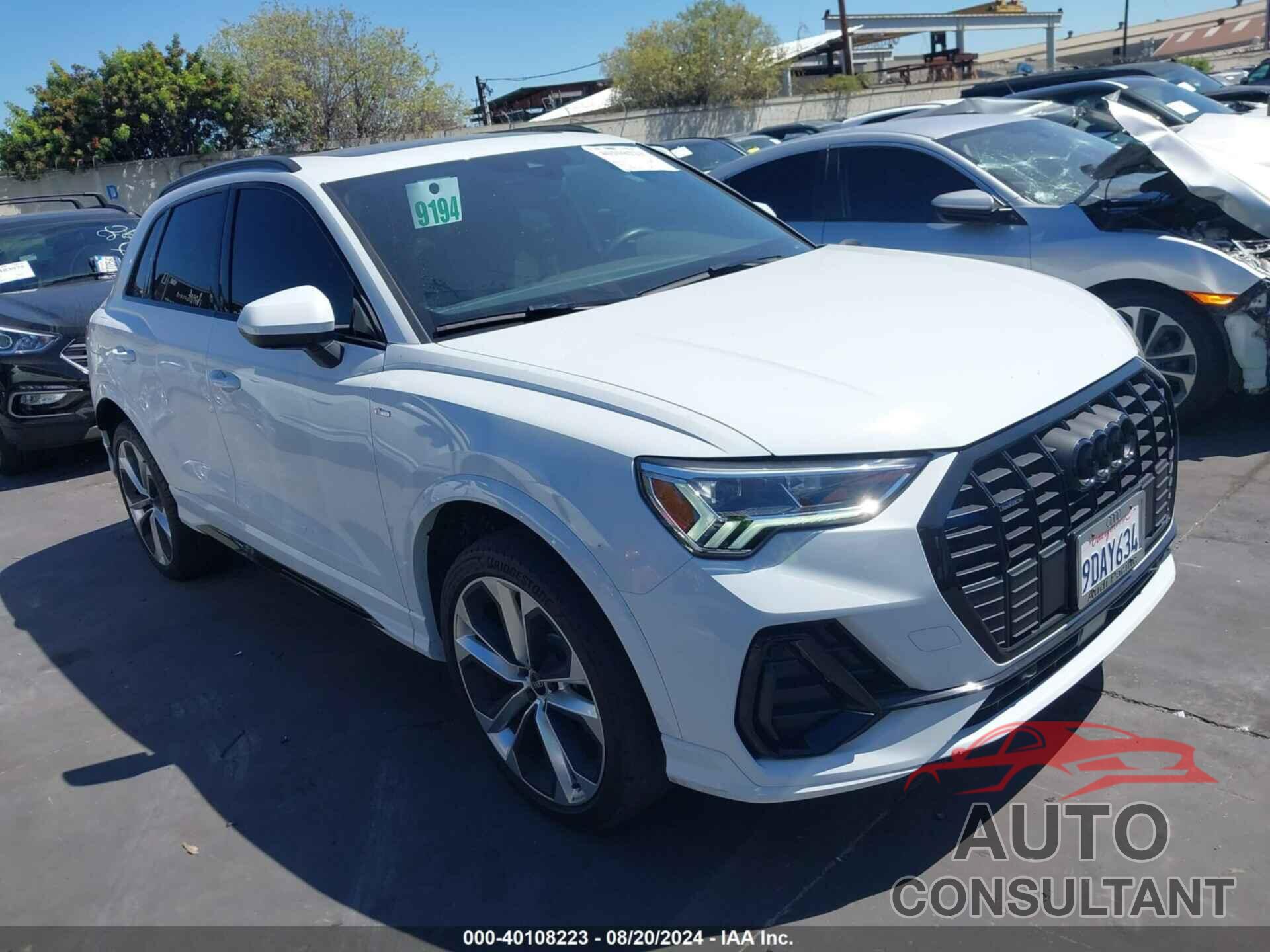 AUDI Q3 2022 - WA1EECF36N1145081