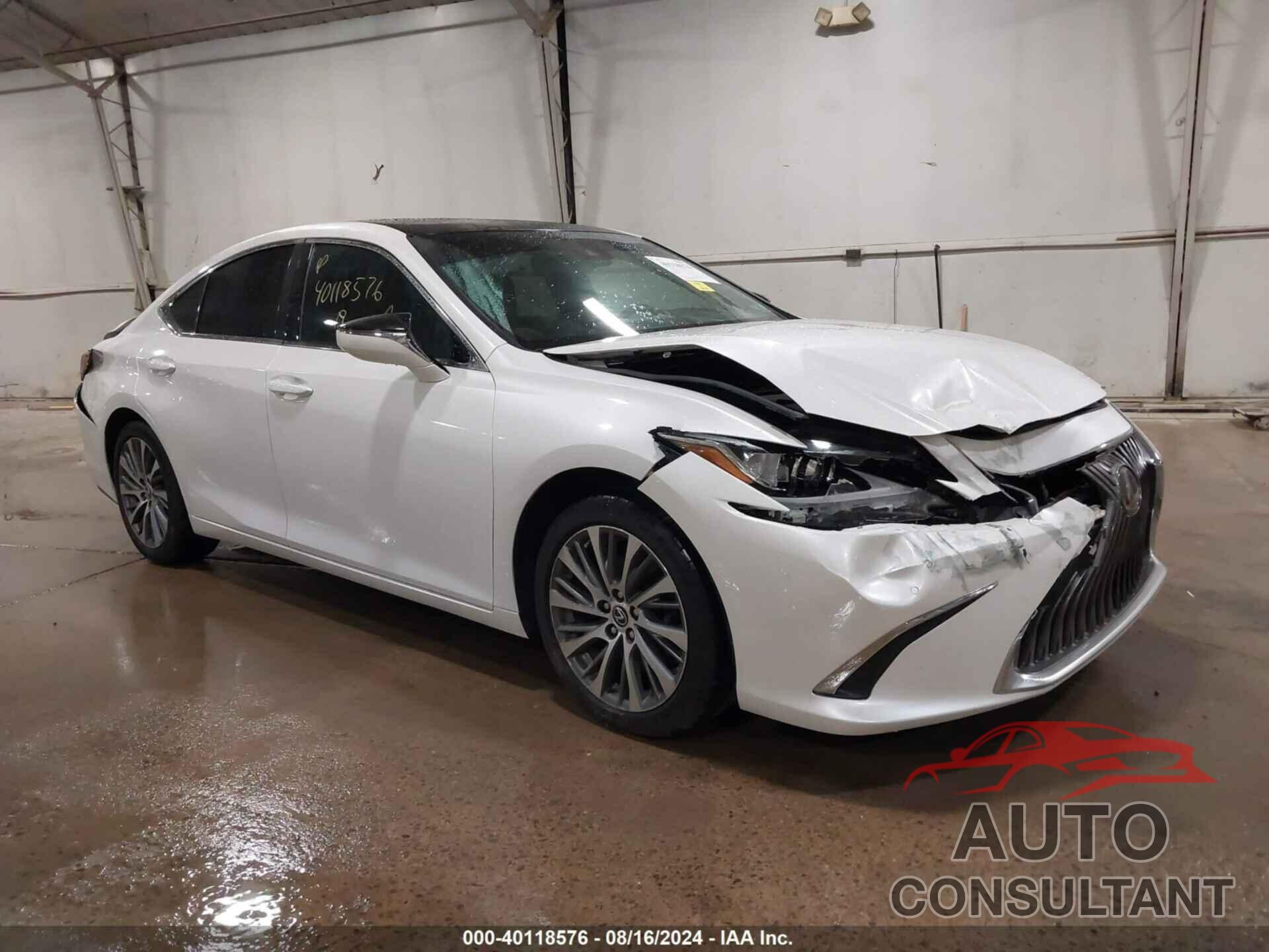 LEXUS ES 350 2019 - 58ABZ1B16KU017587