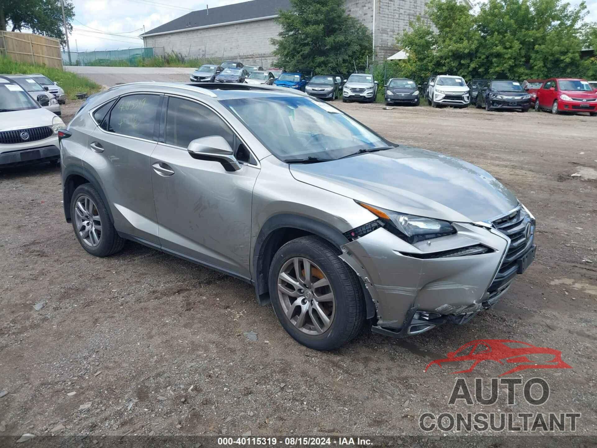 LEXUS NX 200T 2016 - JTJBARBZ6G2048975