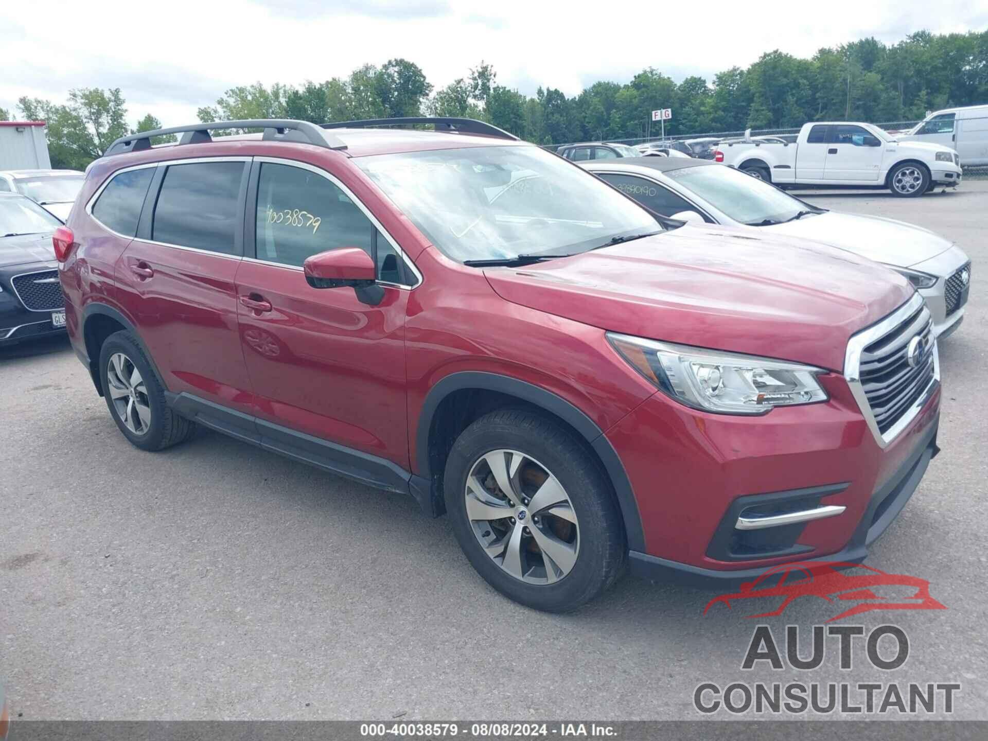 SUBARU ASCENT 2019 - 4S4WMACD9K3449998