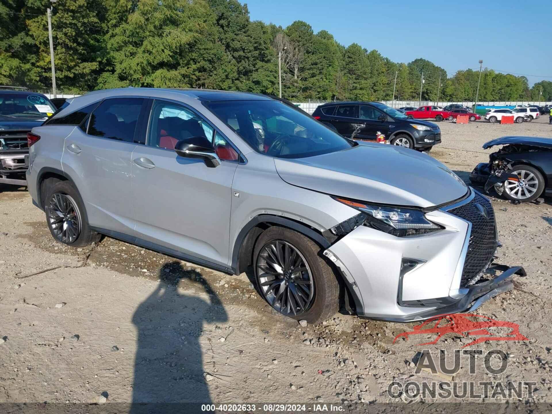 LEXUS RX 350 2019 - 2T2BZMCA2KC204572