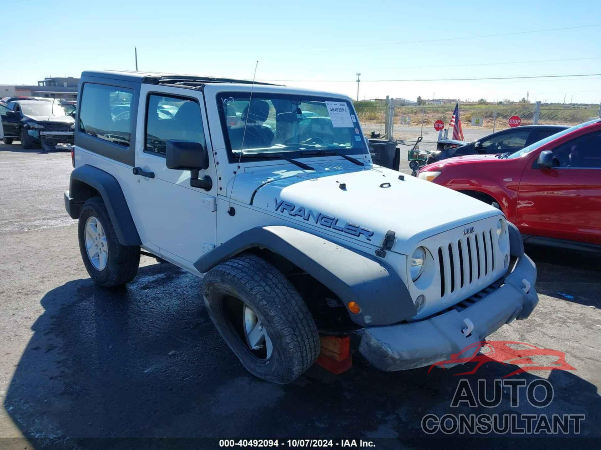 JEEP WRANGLER 2017 - 1C4GJWAG3HL611225
