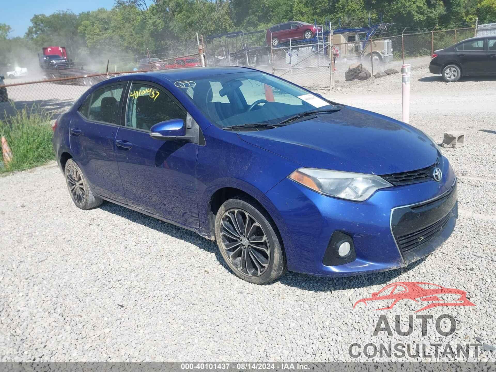 TOYOTA COROLLA 2016 - 5YFBURHE5GP477220