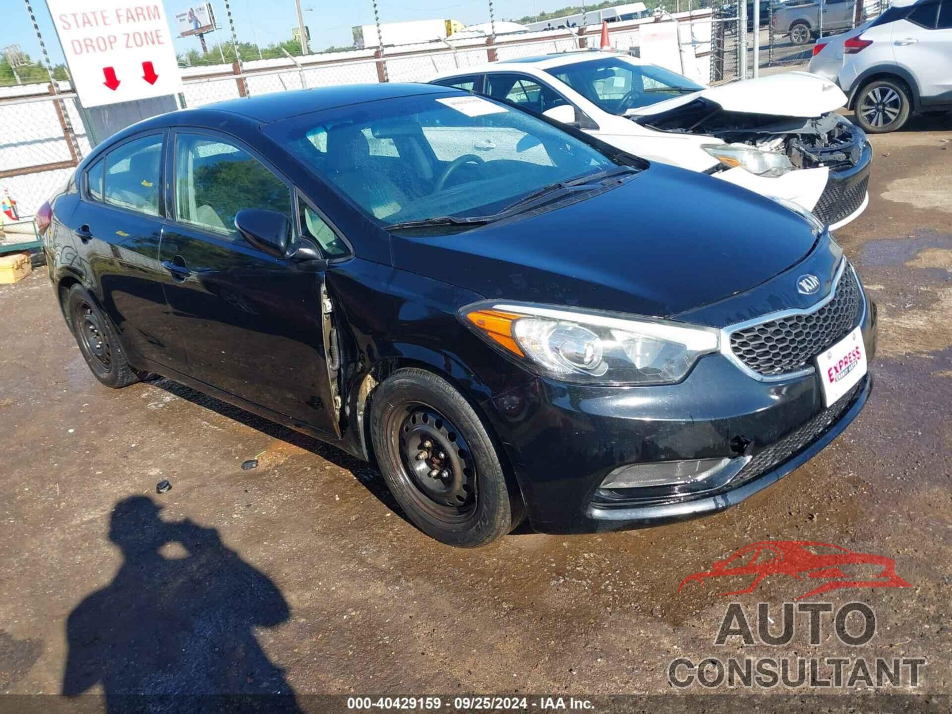 KIA FORTE 2016 - KNAFX4A66G5498926