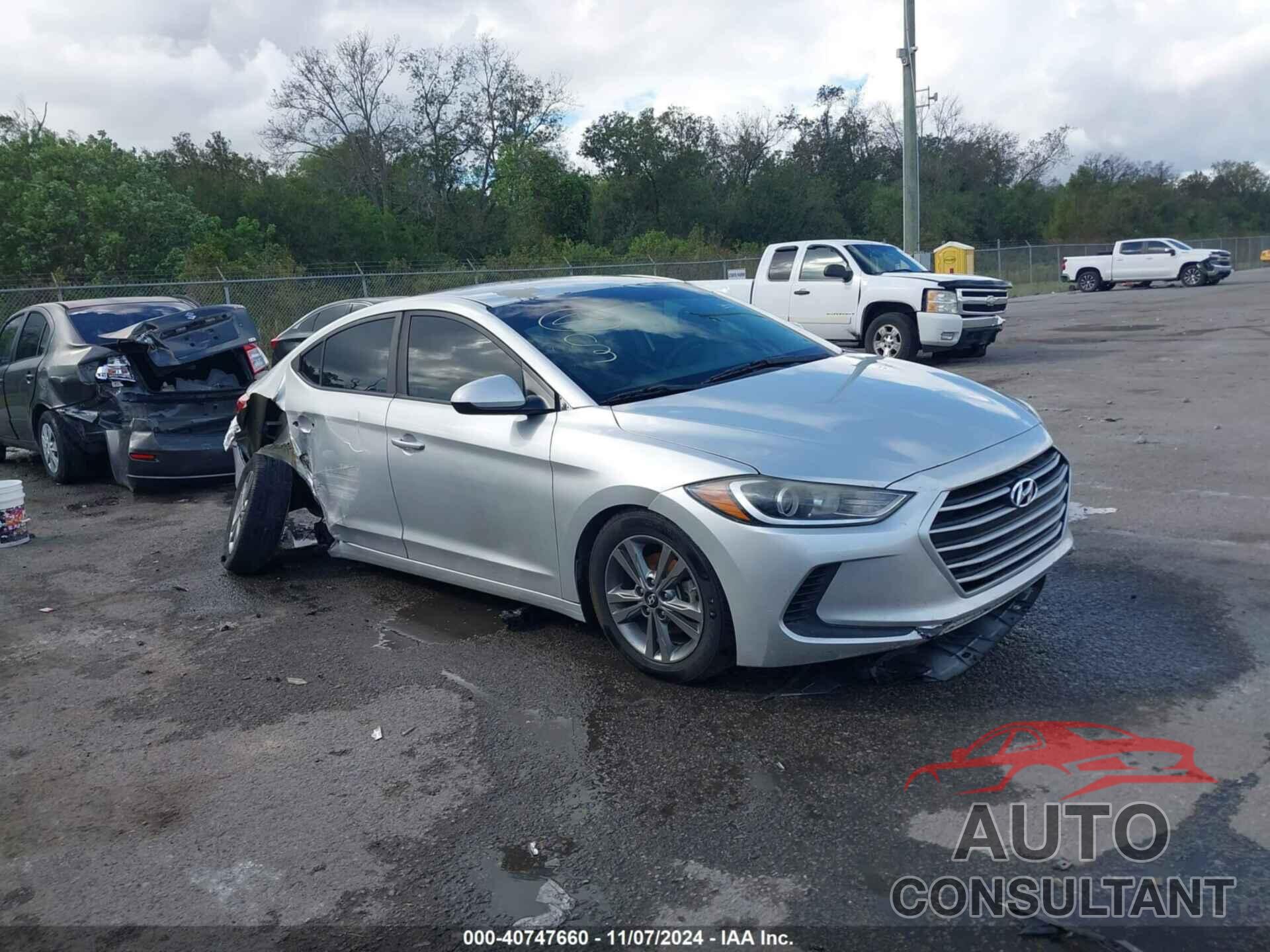 HYUNDAI ELANTRA 2018 - 5NPD84LF1JH243290