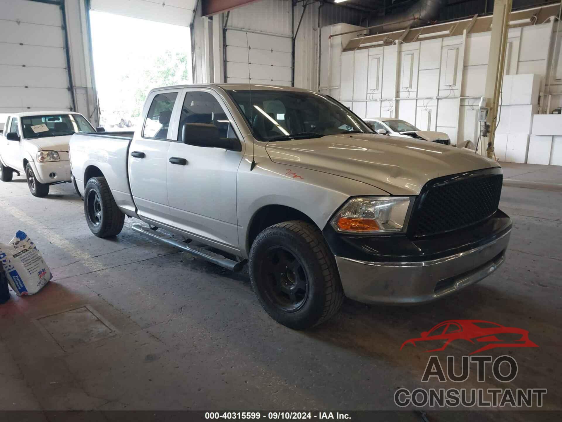 DODGE RAM 1500 2010 - 1D7RB1GK5AS209390