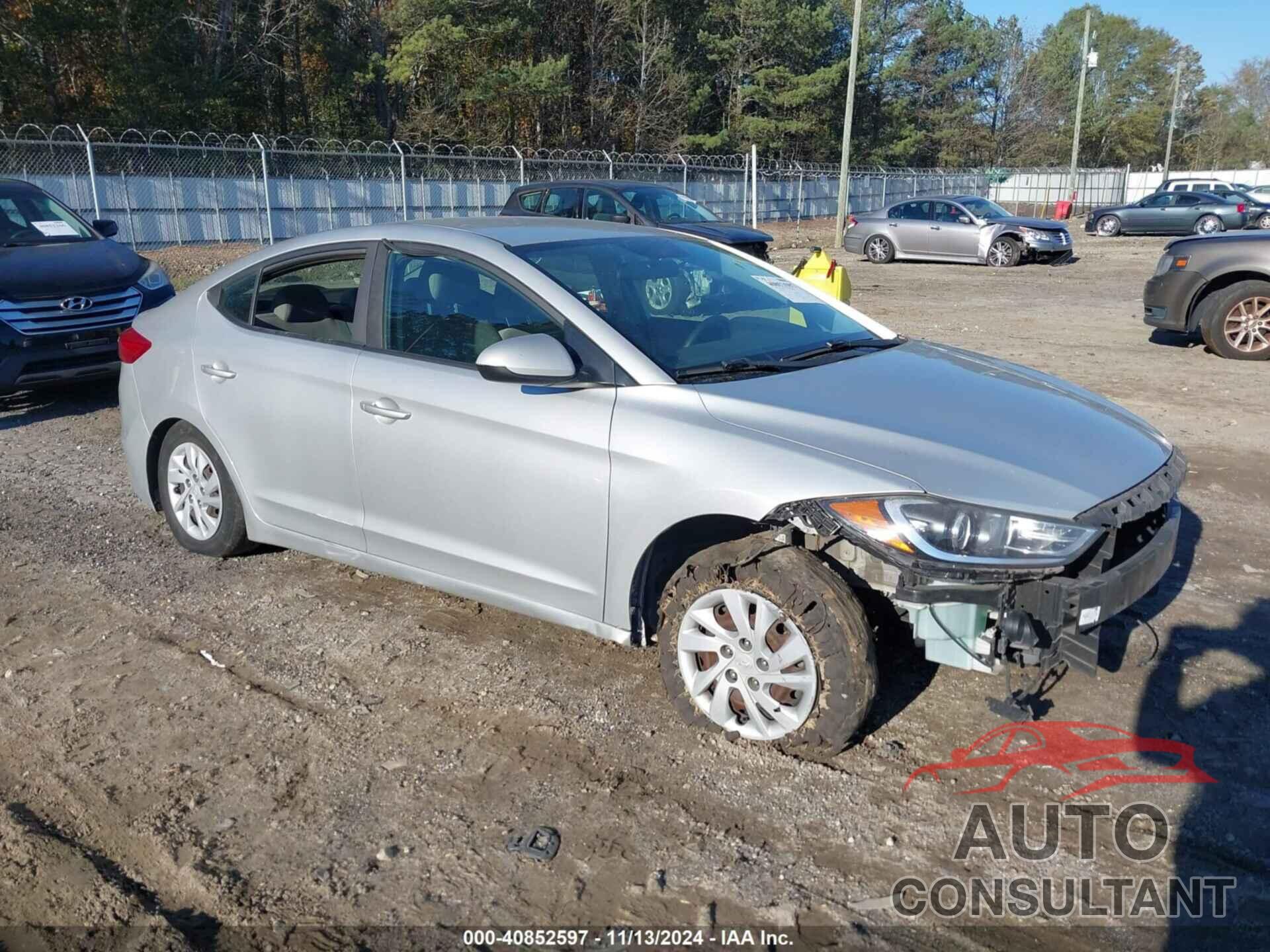 HYUNDAI ELANTRA 2018 - 5NPD74LF2JH372867