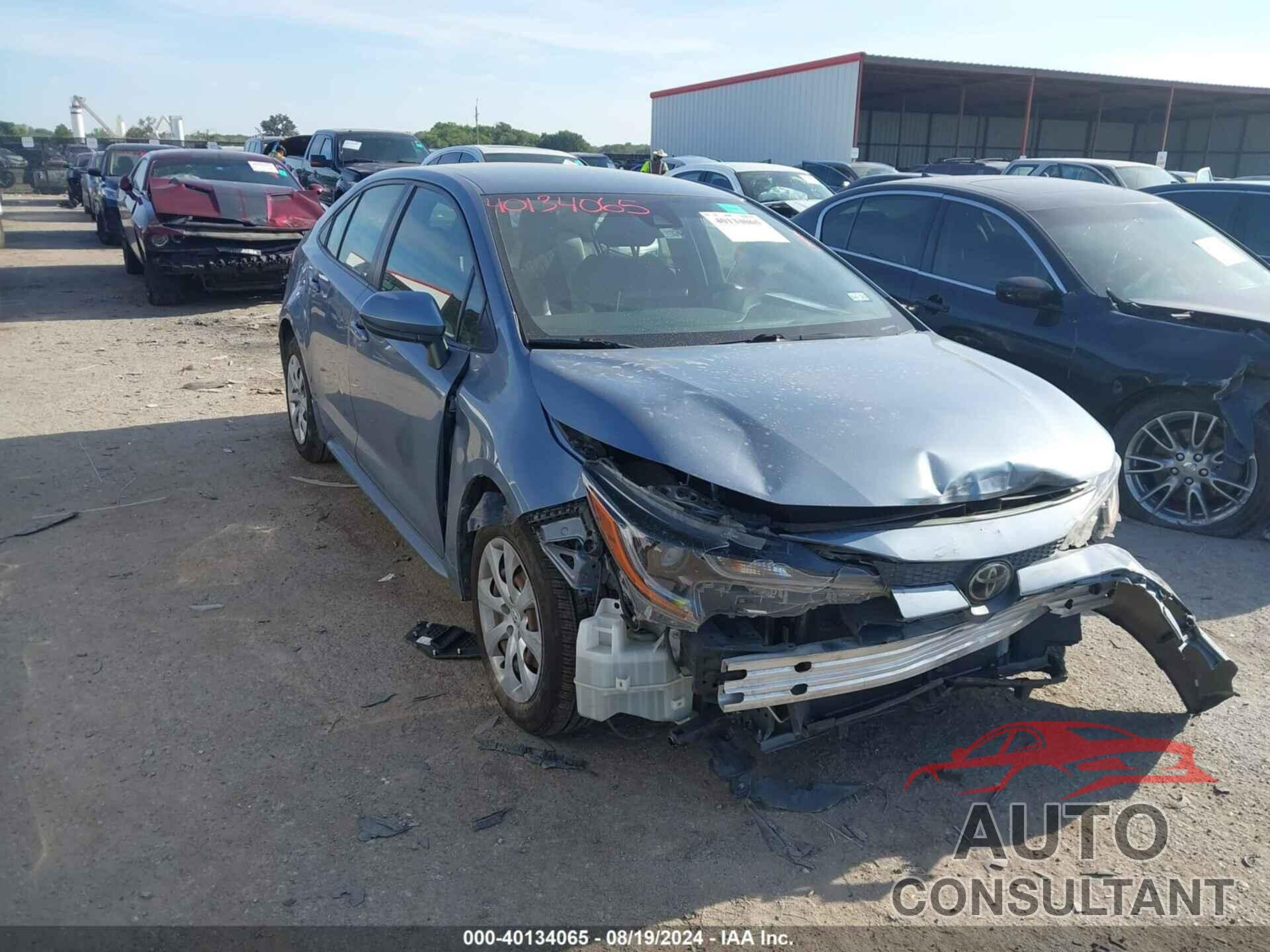 TOYOTA COROLLA 2020 - JTDEPRAE1LJ071657