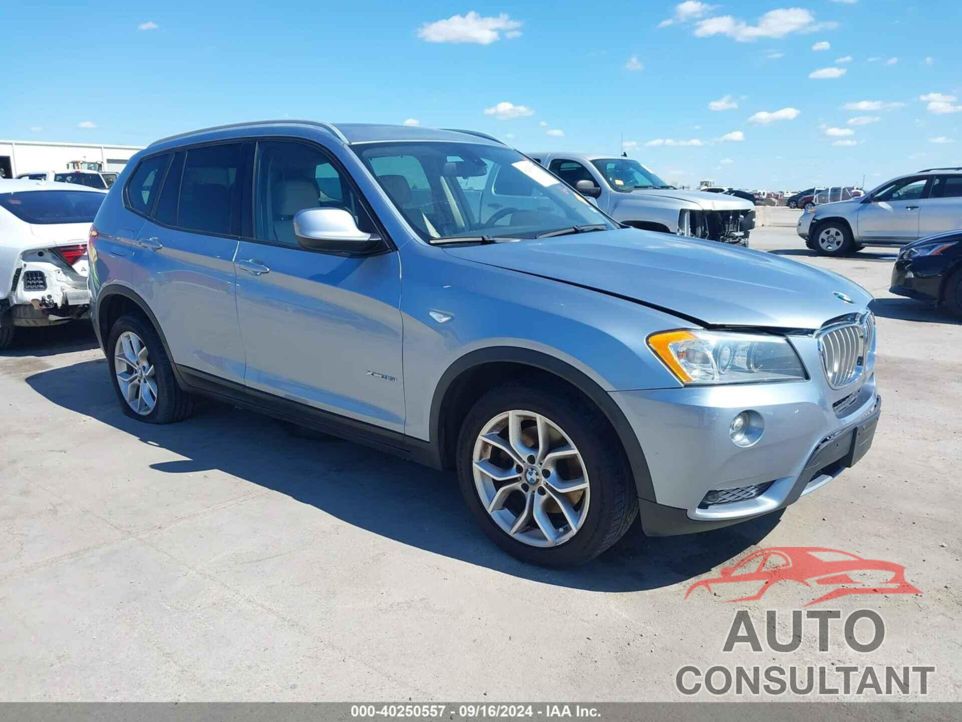 BMW X3 2013 - 5UXWX7C51DL983134