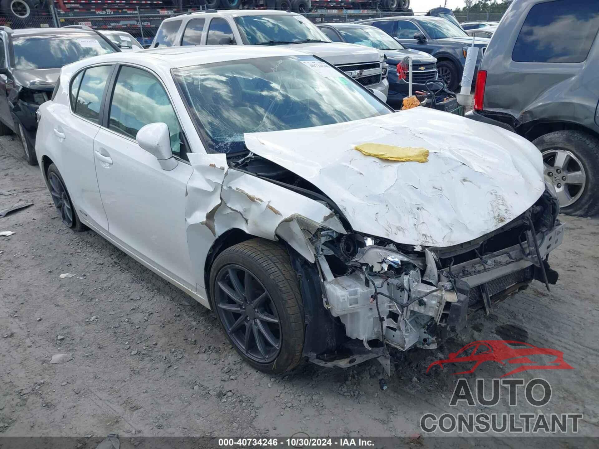 LEXUS CT 200H 2014 - JTHKD5BH8E2174986
